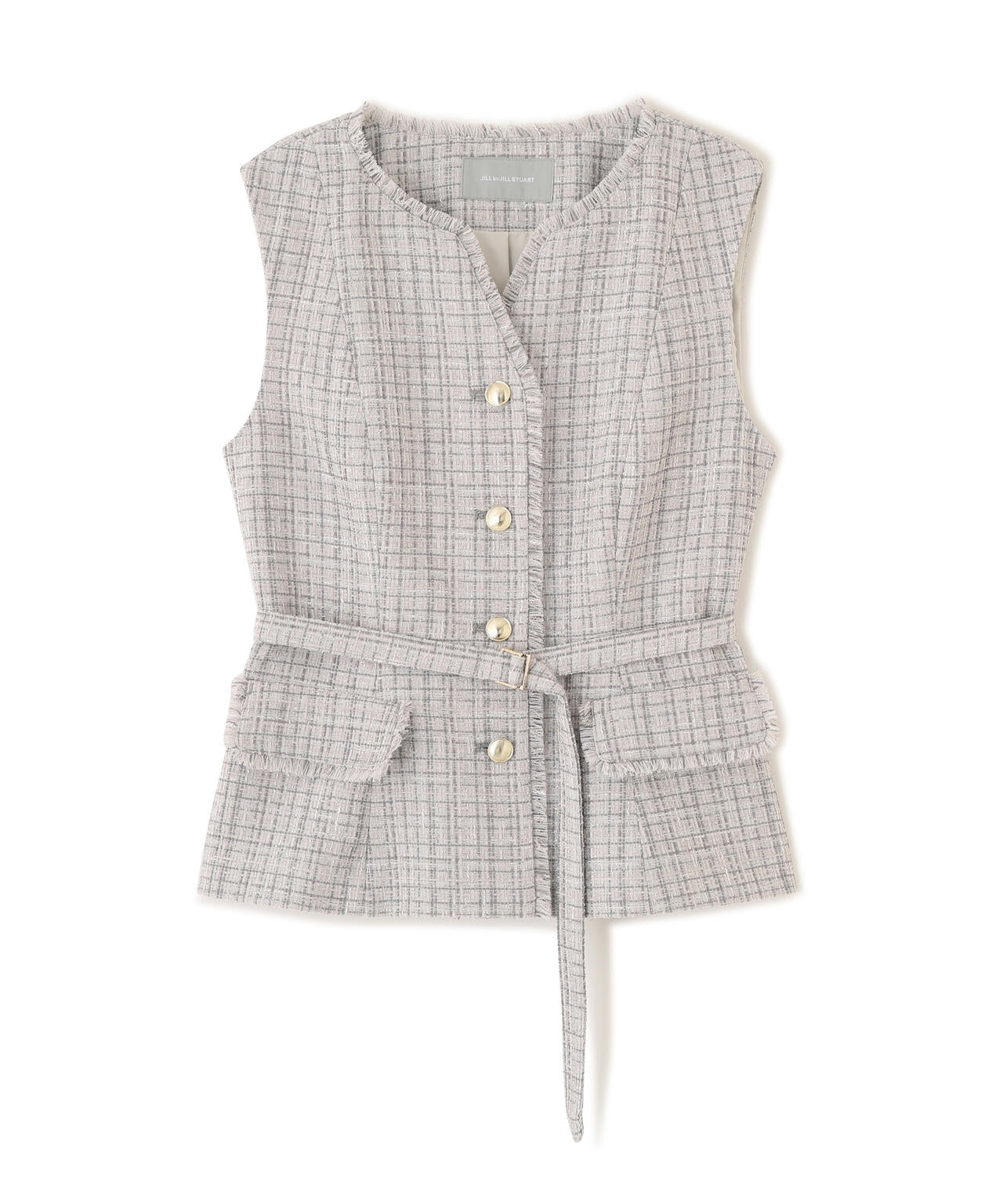 ベルト付きツィードジレ