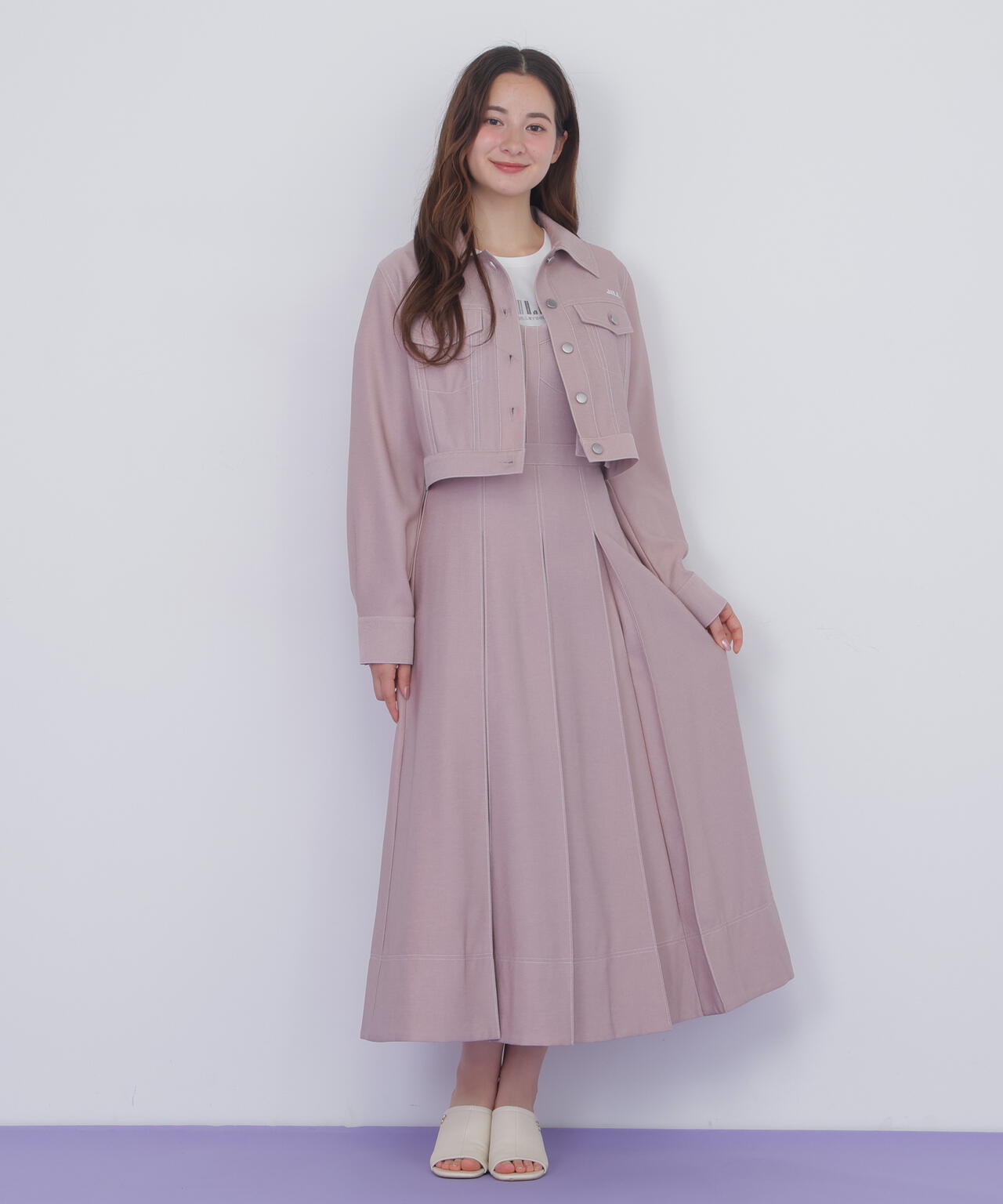 デニムライク配色ステッチジャケット | JILL by JILL STUART（ジル