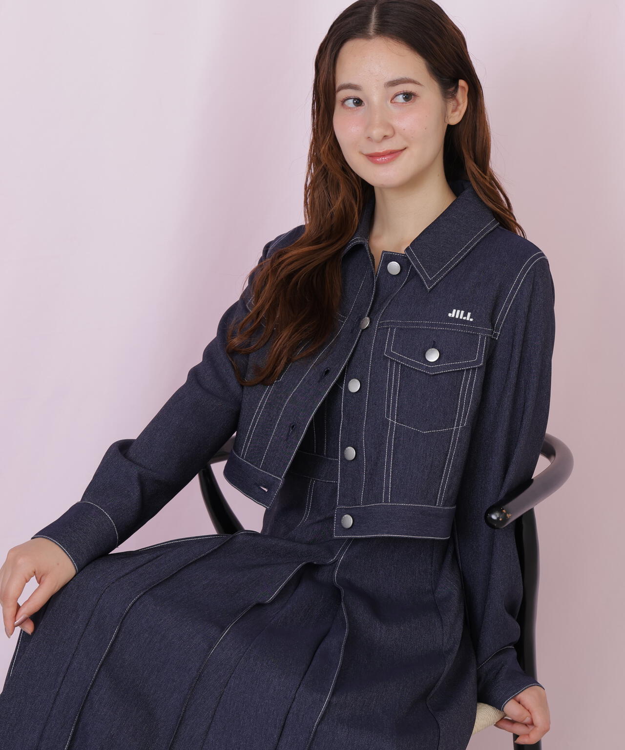 デニムライク配色ステッチジャケット | JILL by JILL STUART（ジル