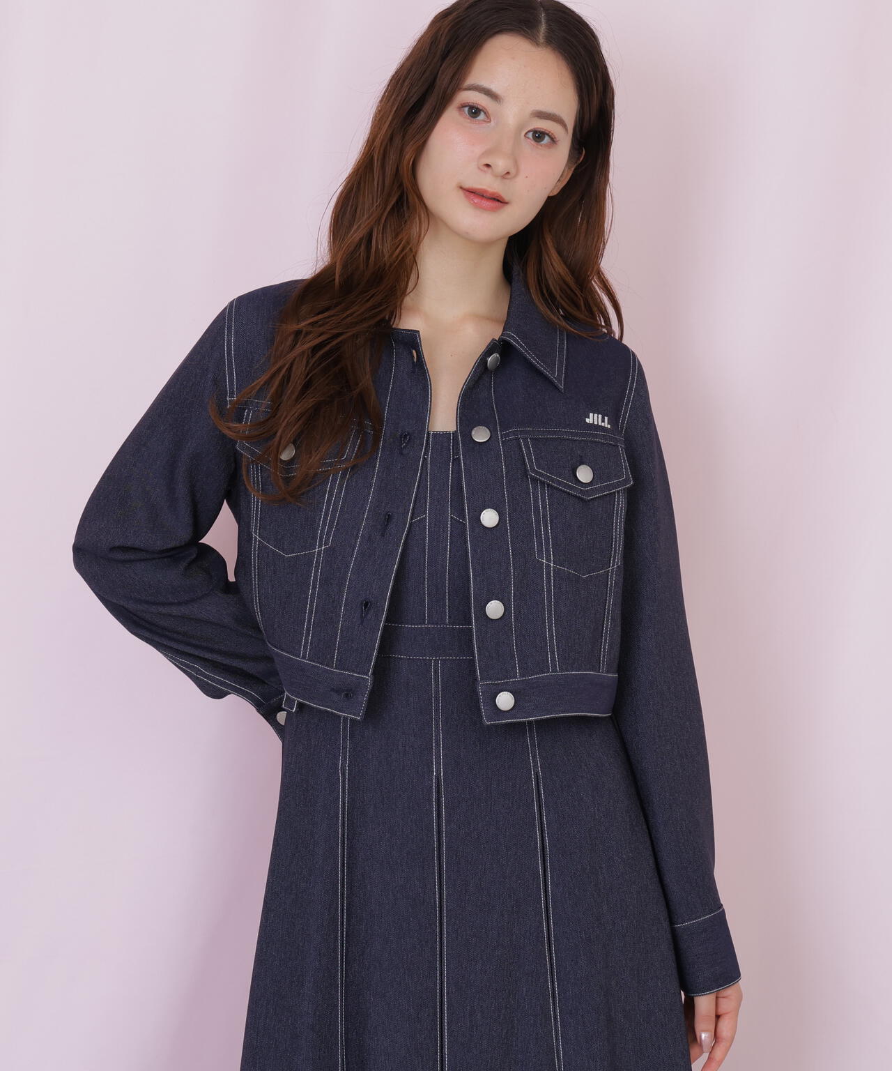デニムライク配色ステッチジャケット | JILL by JILL STUART（ジル