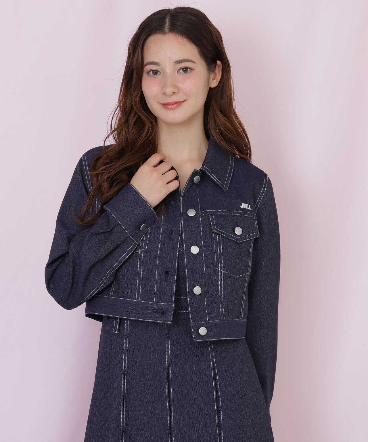 デニムライク配色ステッチジャケット | JILL by JILL STUART（ジル