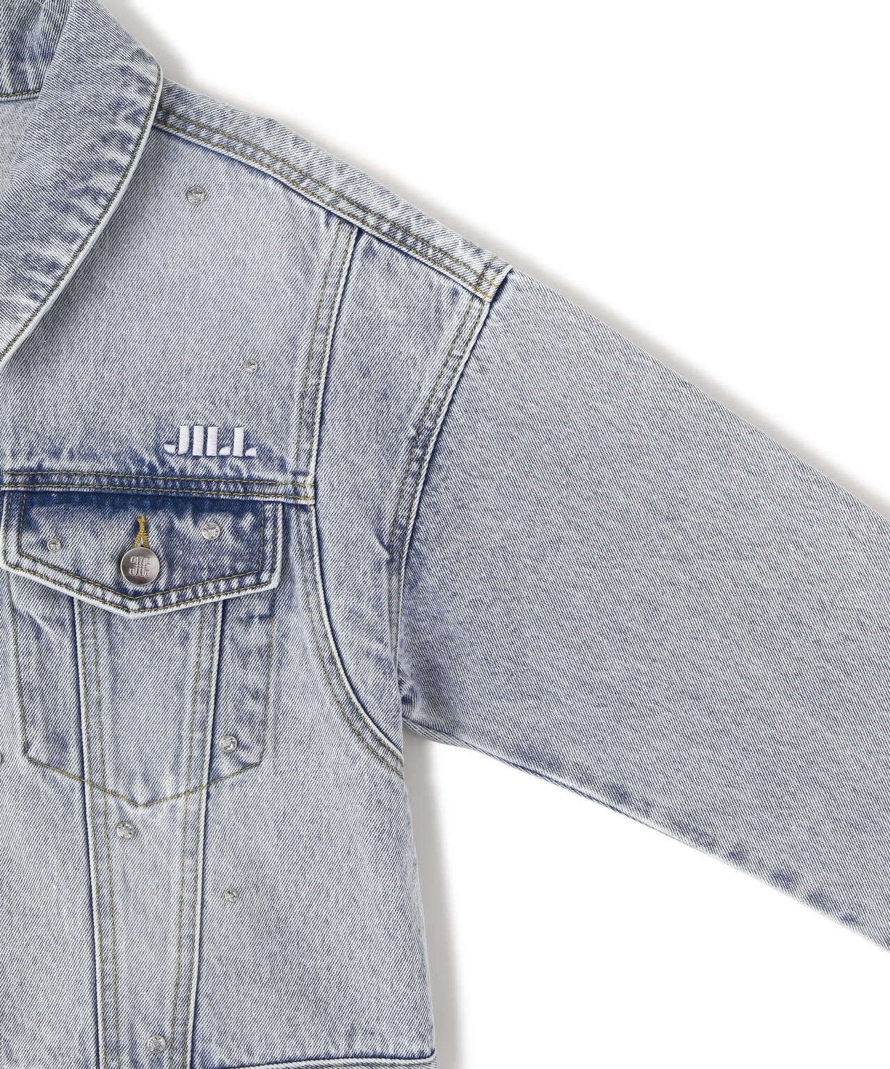 構築パネルデニムジャケット