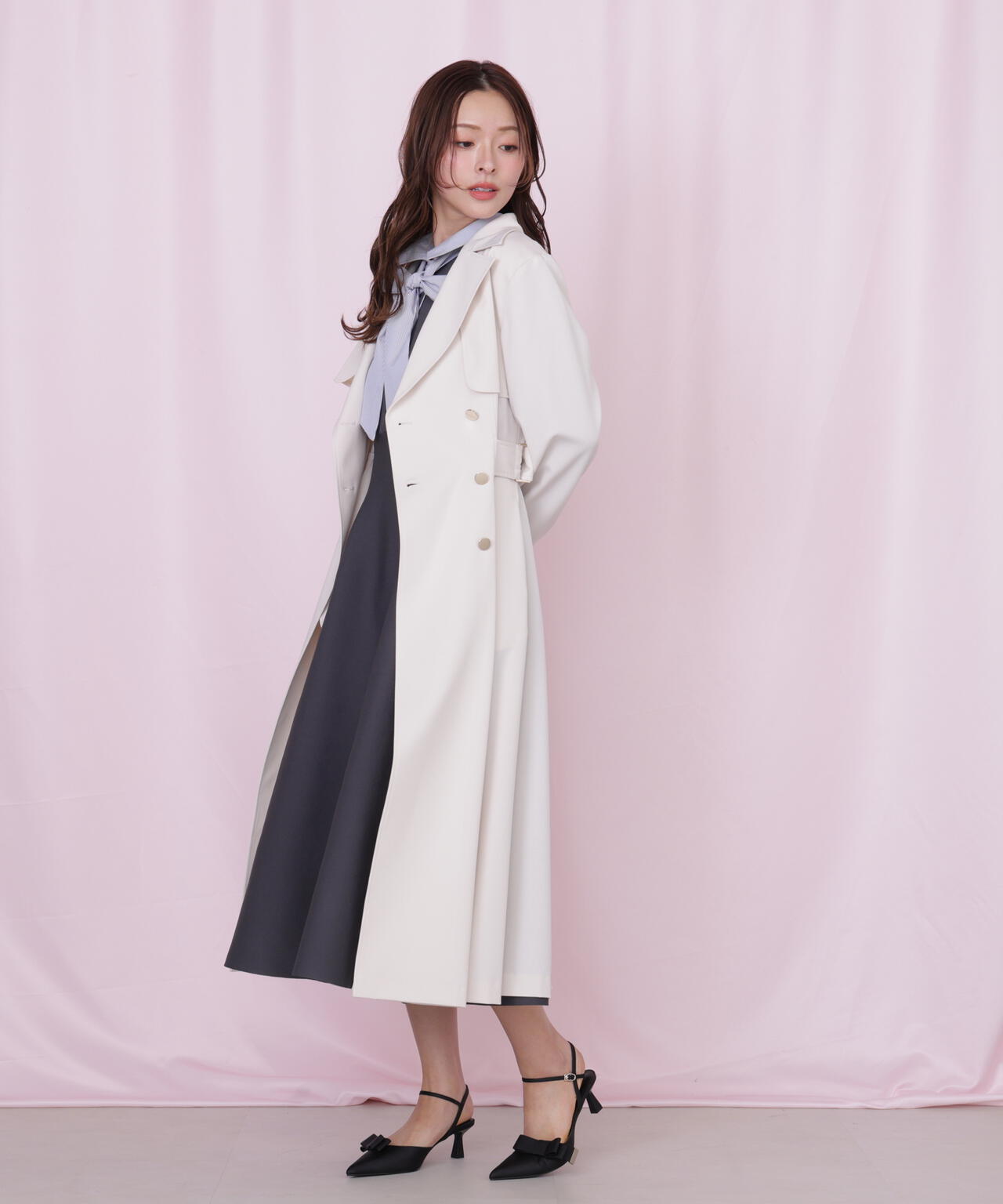 3/28まで！新品JILL by JILL STUARTプリーツトレンチコート プリンセスライントレンチコート | JILL by JILL STUART（ジル バイ