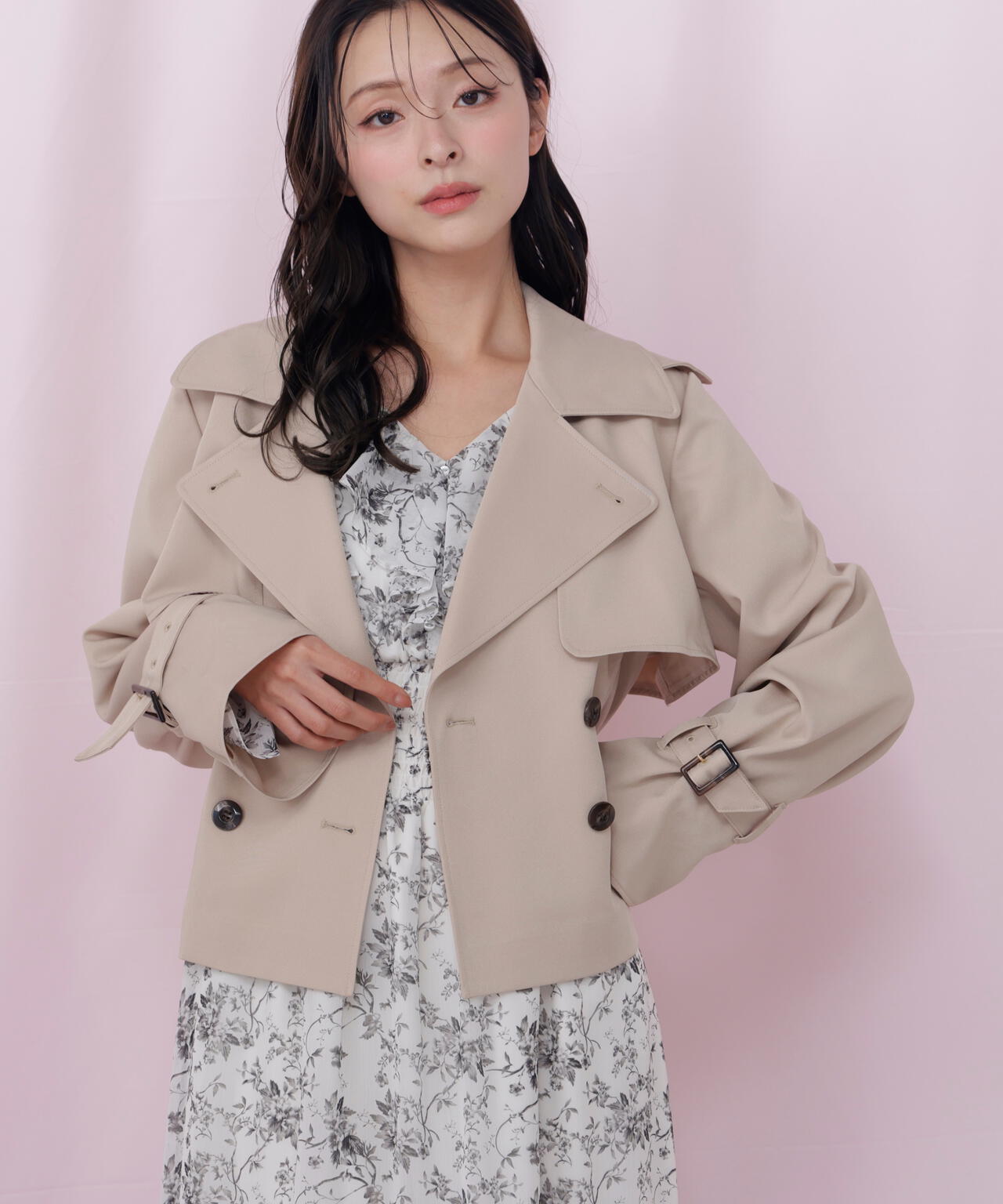 スタンドカラーショートトレンチコート | JILL by JILL STUART（ジル