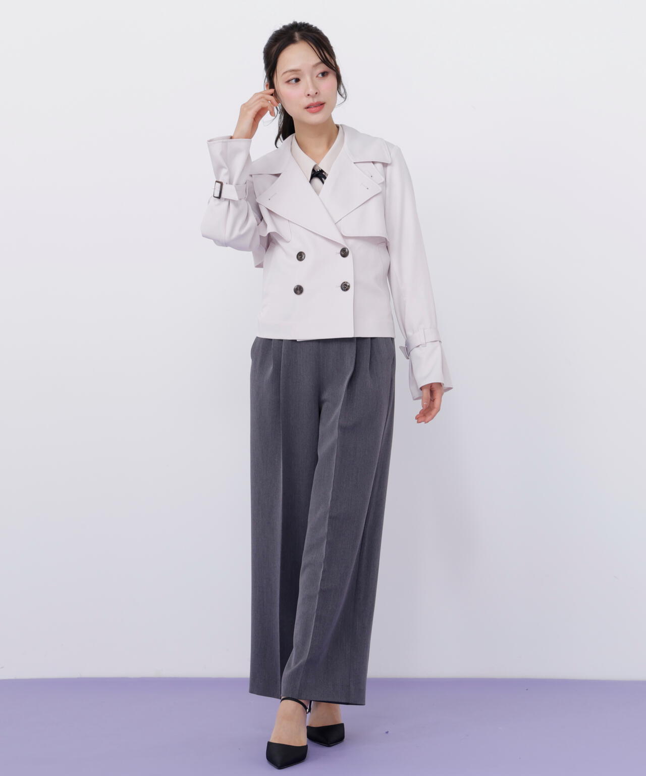 スタンドカラーショートトレンチコート | JILL by JILL STUART（ジル