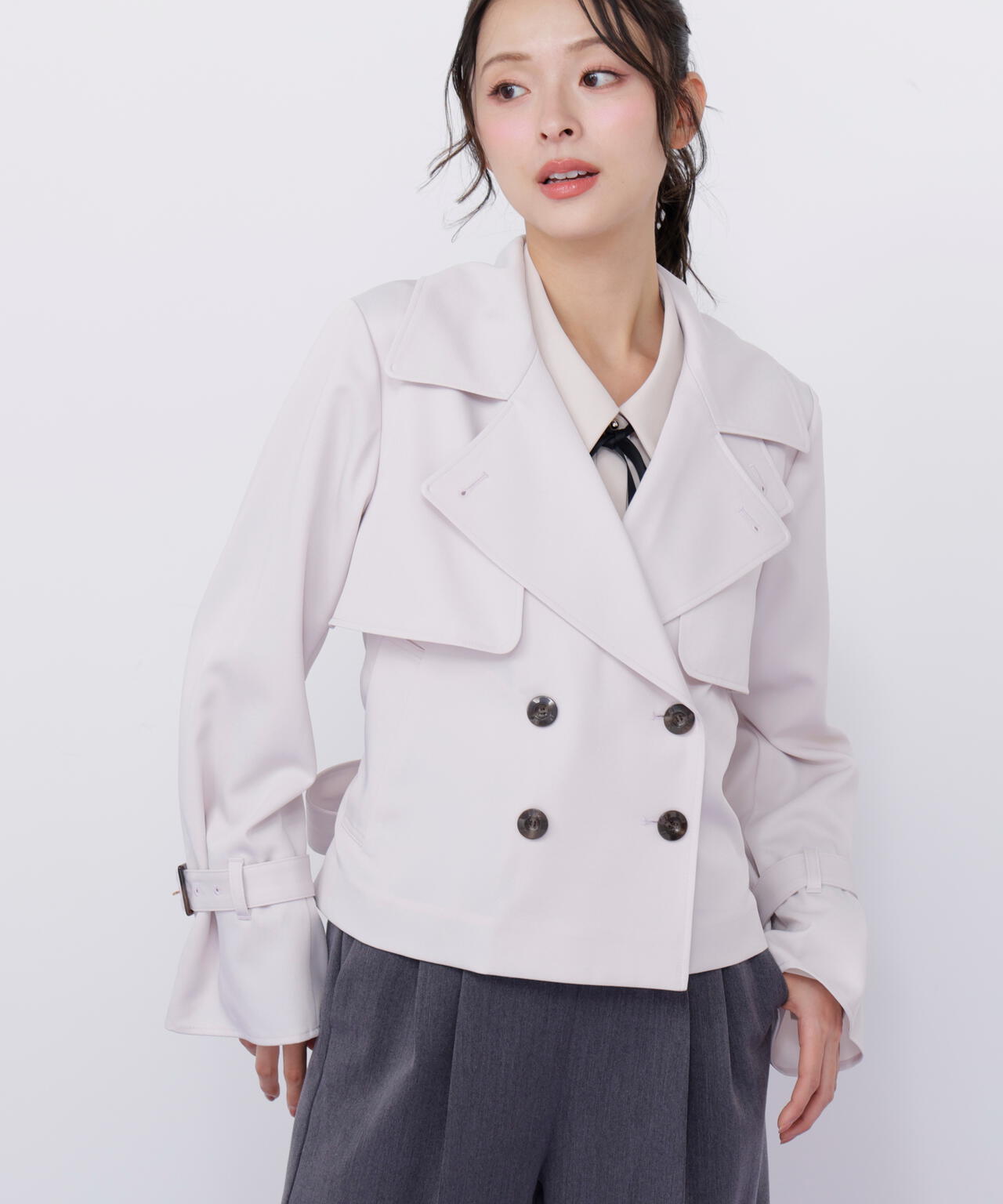 スタンドカラーショートトレンチコート | JILL by JILL STUART（ジル