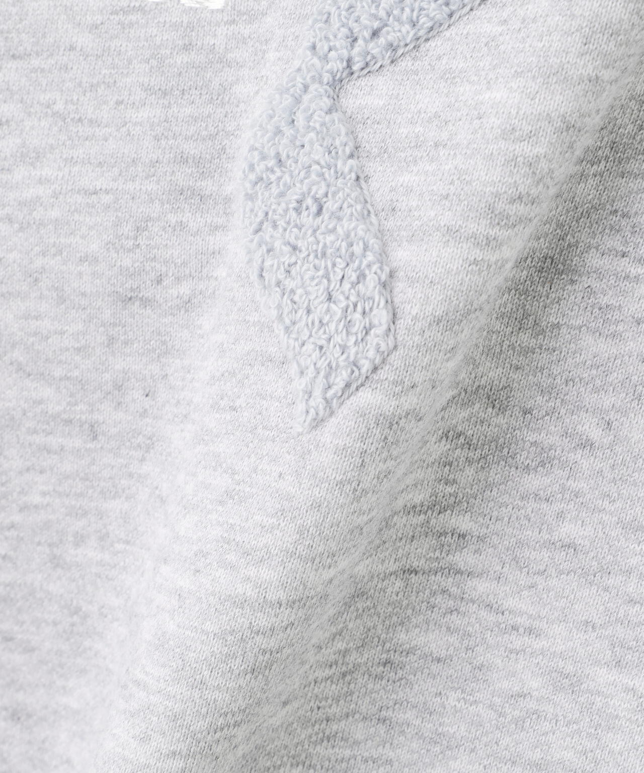 サガラ刺繍リボンロゴスウェット