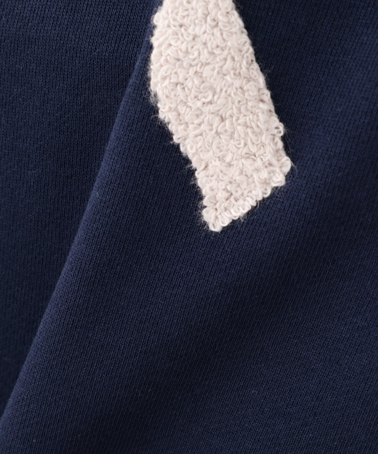 サガラ刺繍リボンロゴスウェット