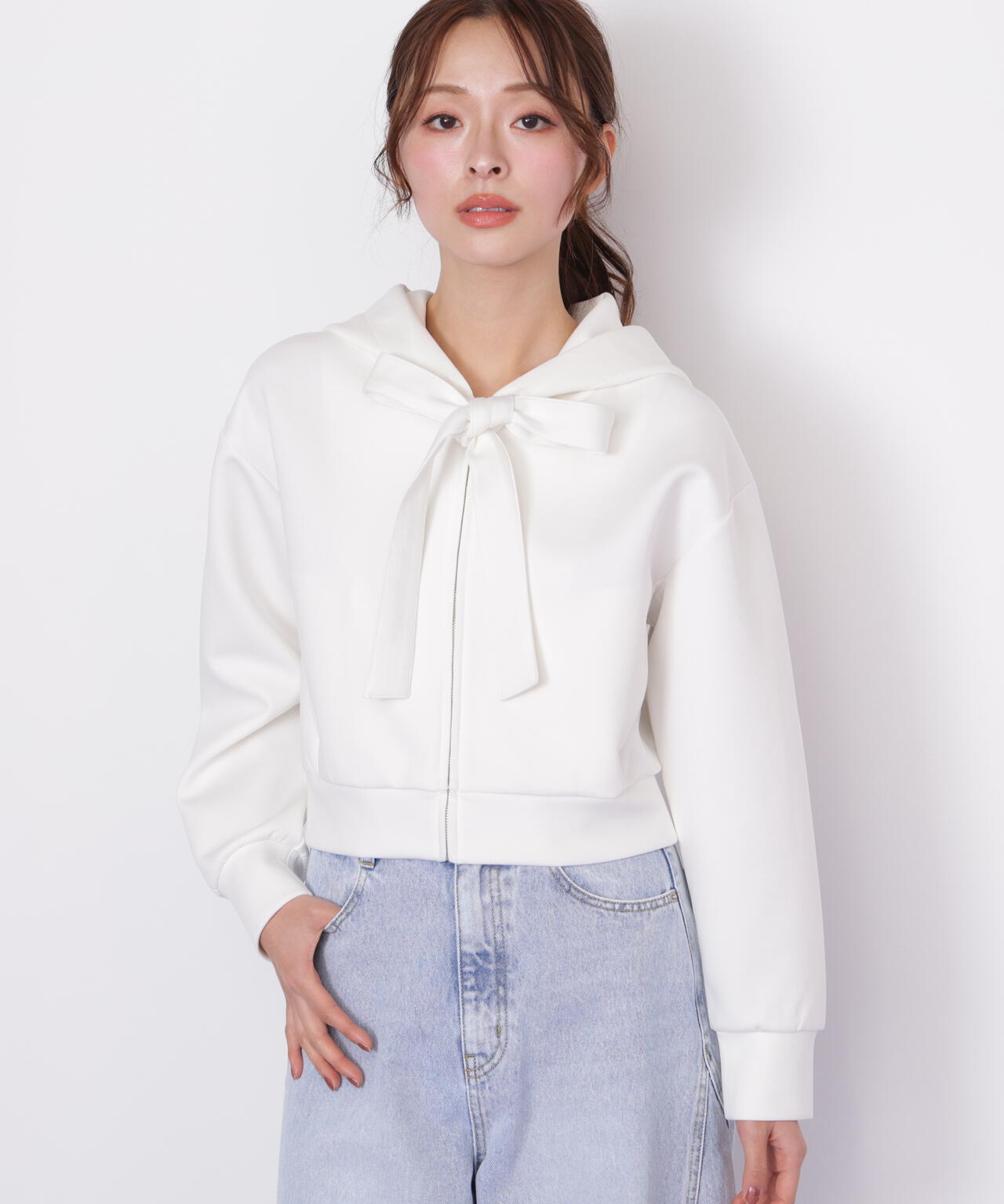 ビッグリボンパーカー