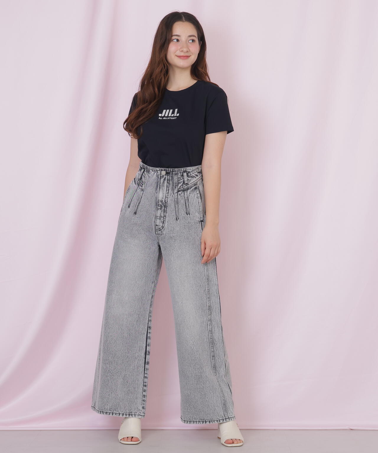 刺繍ロゴTシャツオーガニックコットン