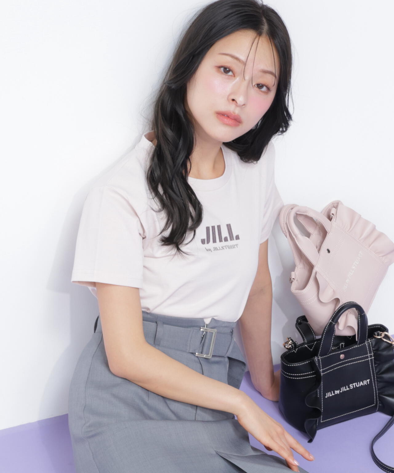 刺繍ロゴTシャツオーガニックコットン | JILL by JILL STUART（ジル
