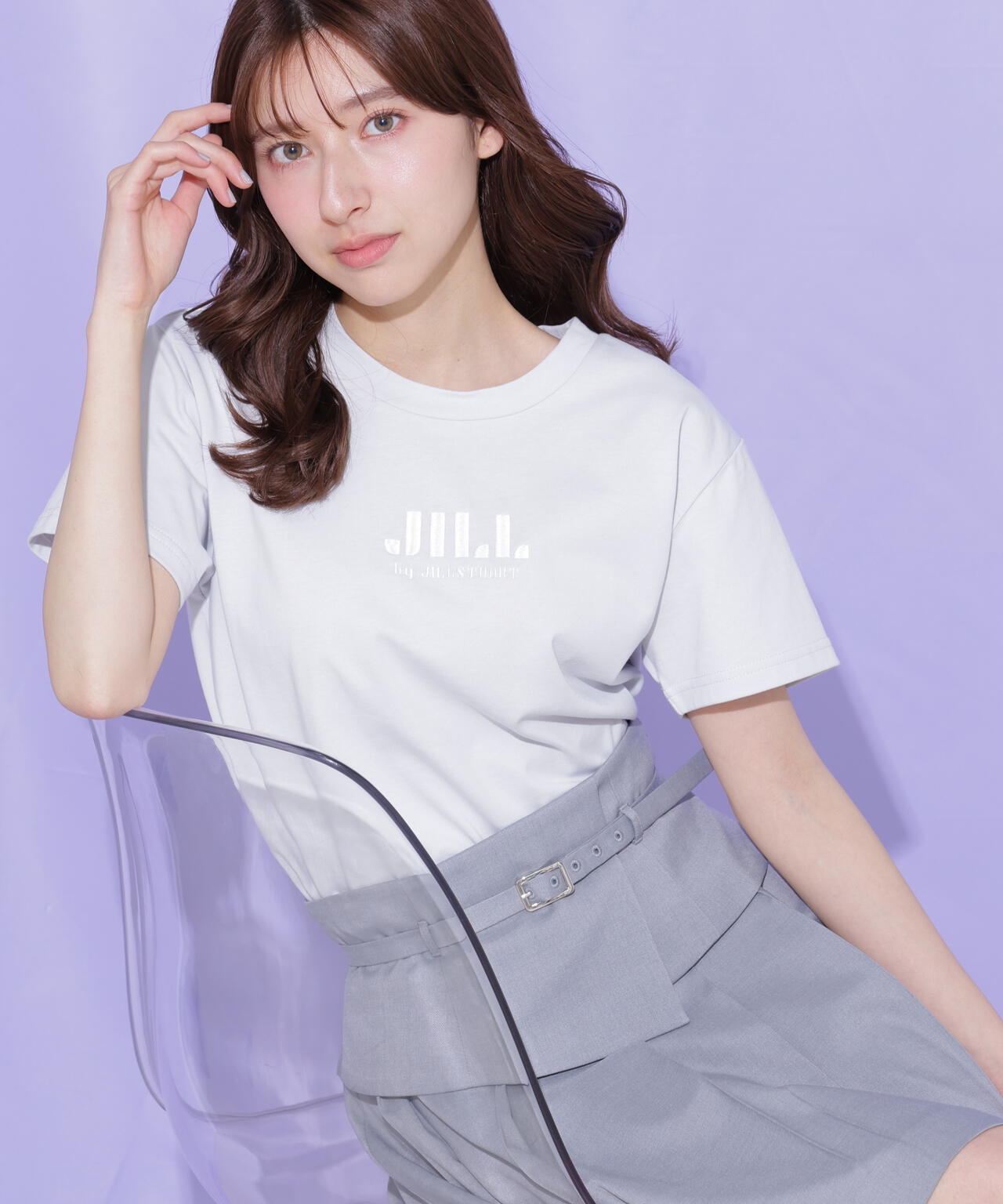 刺繍ロゴTシャツオーガニックコットン | JILL by JILL STUART（ジル
