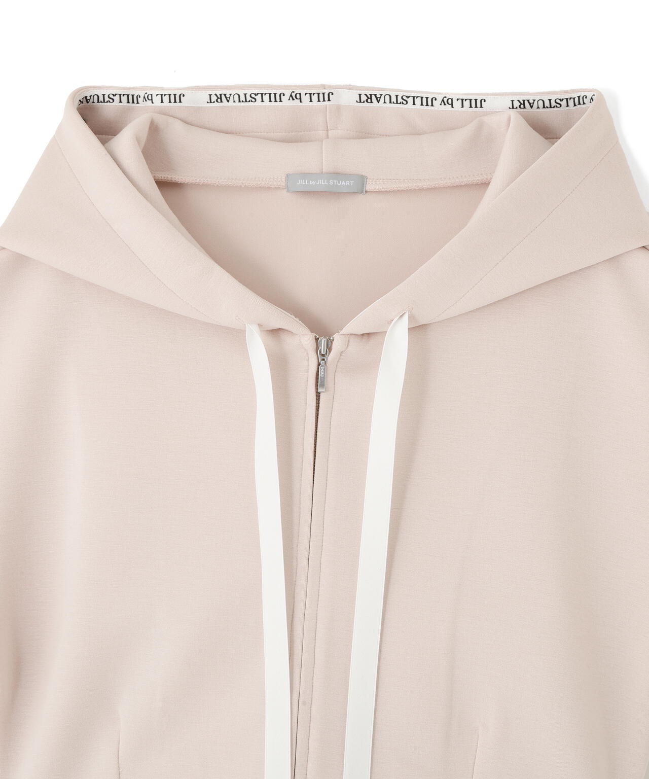 ダイバー素材ショート丈フーディ