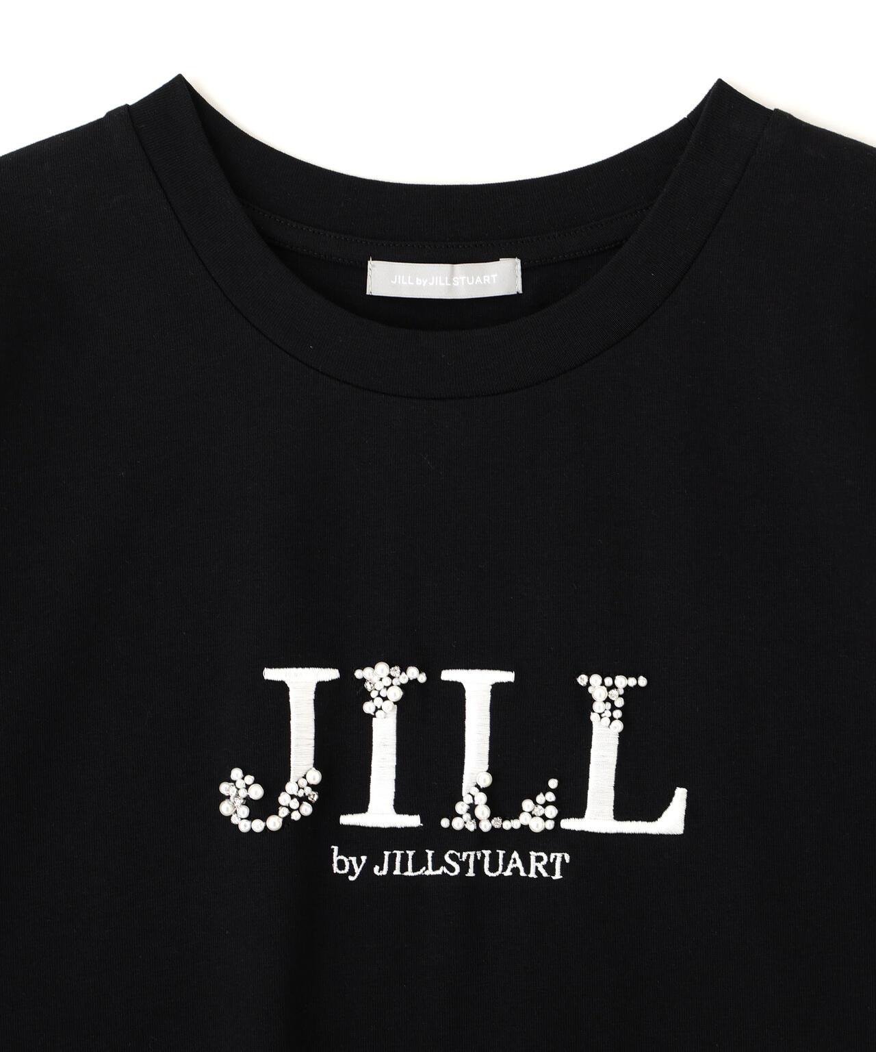 オーガニックコットンビジューロゴTシャツ | JILL by JILL STUART