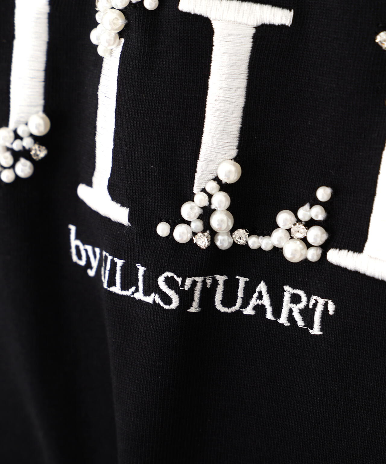 オーガニックコットンビジューロゴTシャツ | JILL by JILL STUART