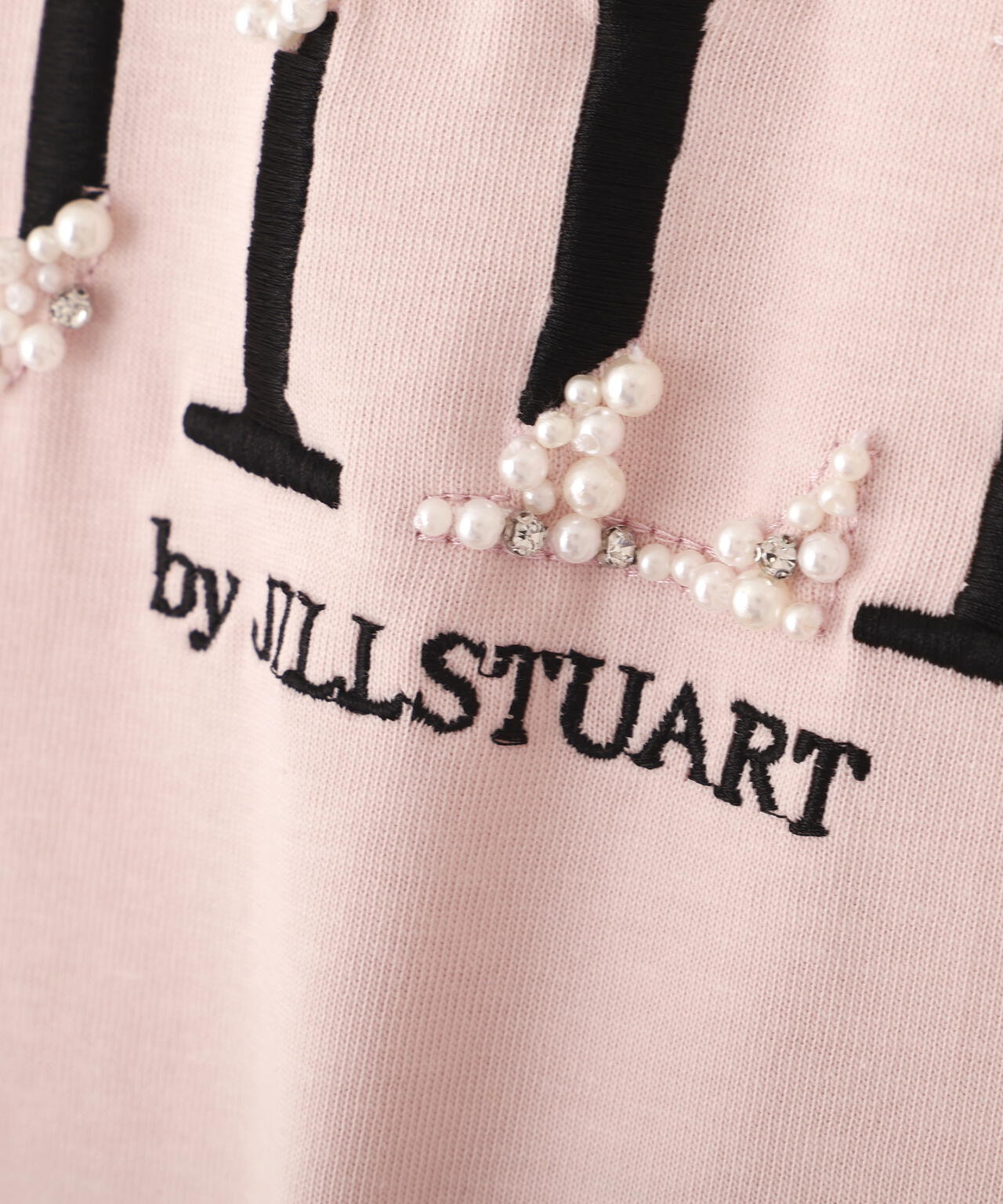 オーガニックコットンビジューロゴTシャツ | JILL by JILL STUART