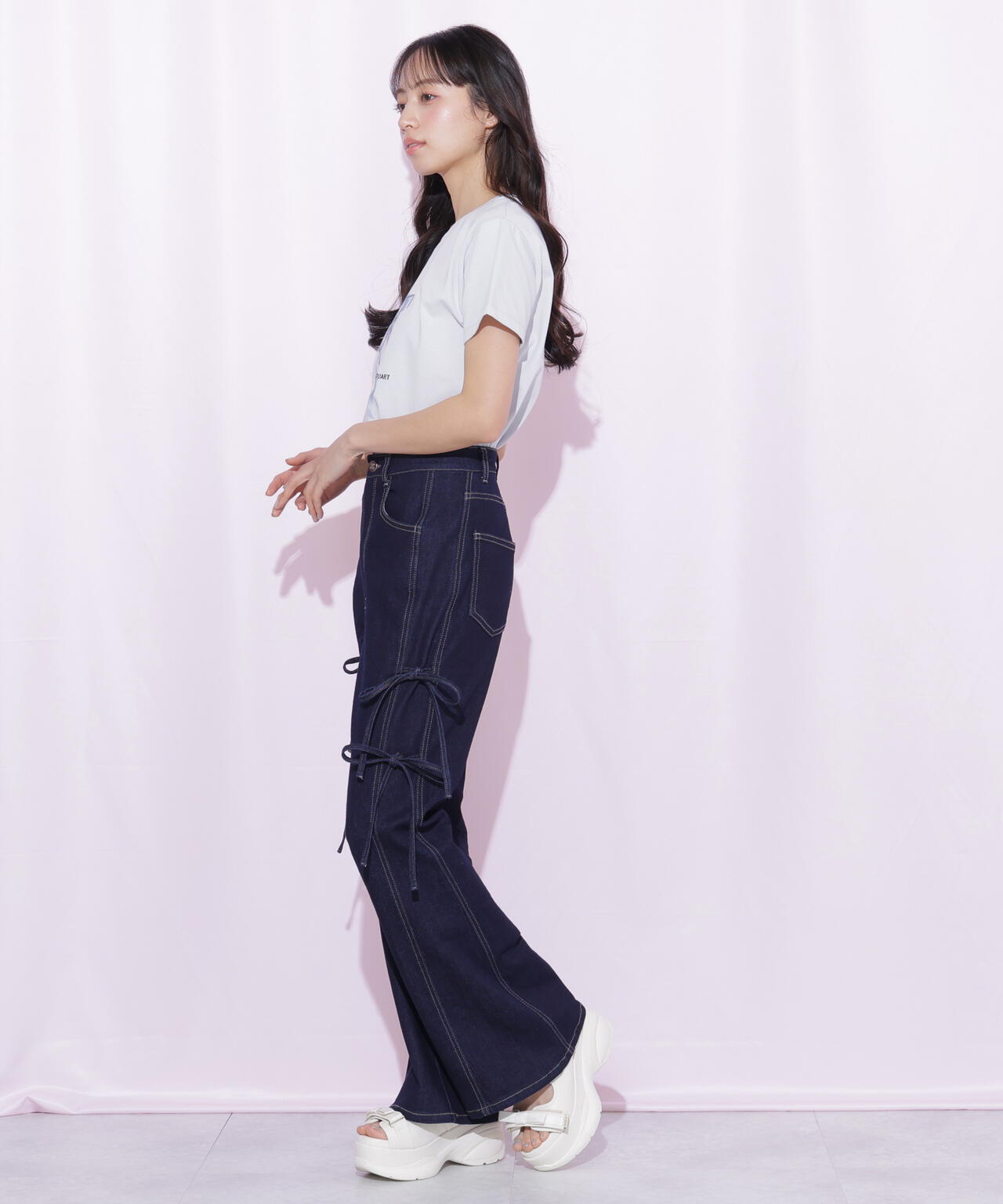 【6/12 10:00～6/15 SPECIAL COUPON 対象商品】フォトジェニックリボンTシャツ
