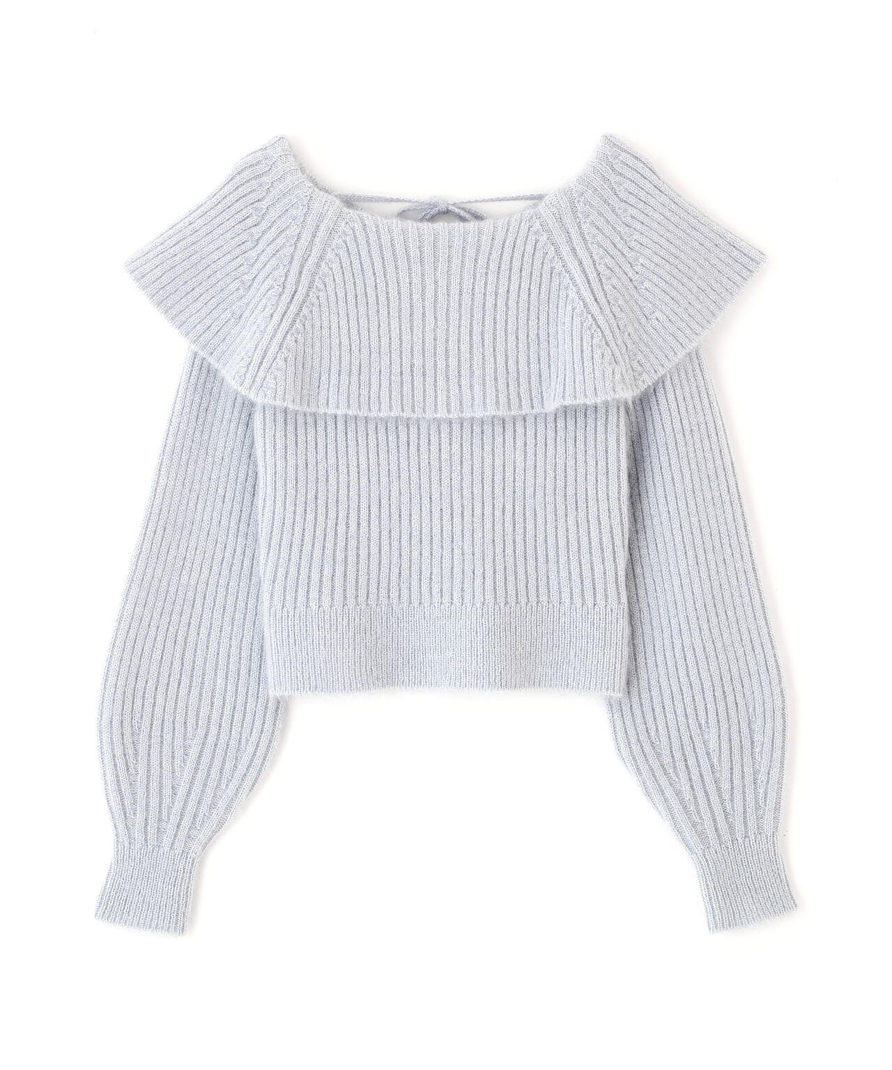 ふわふわケープニット