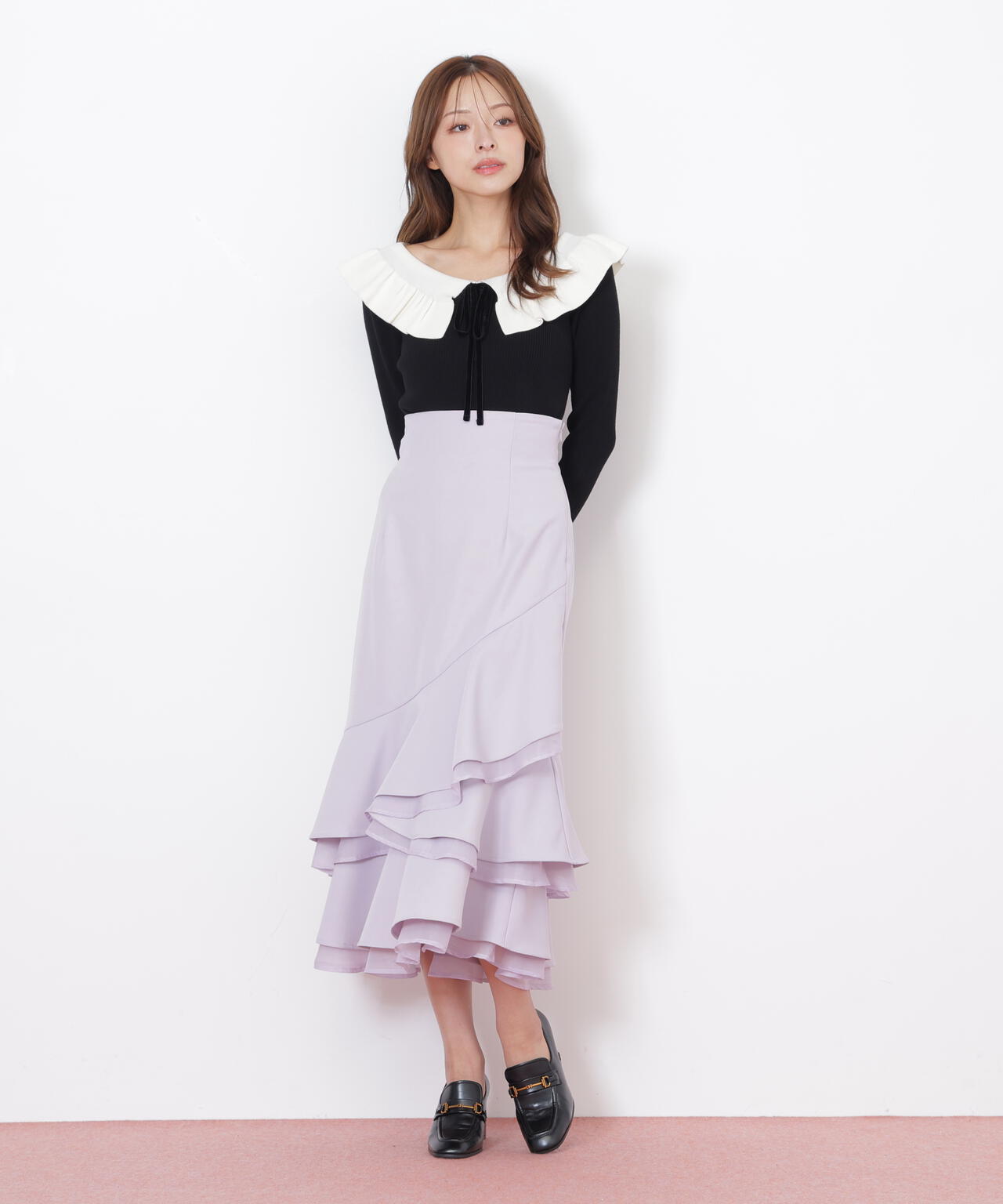 ケープリブニット