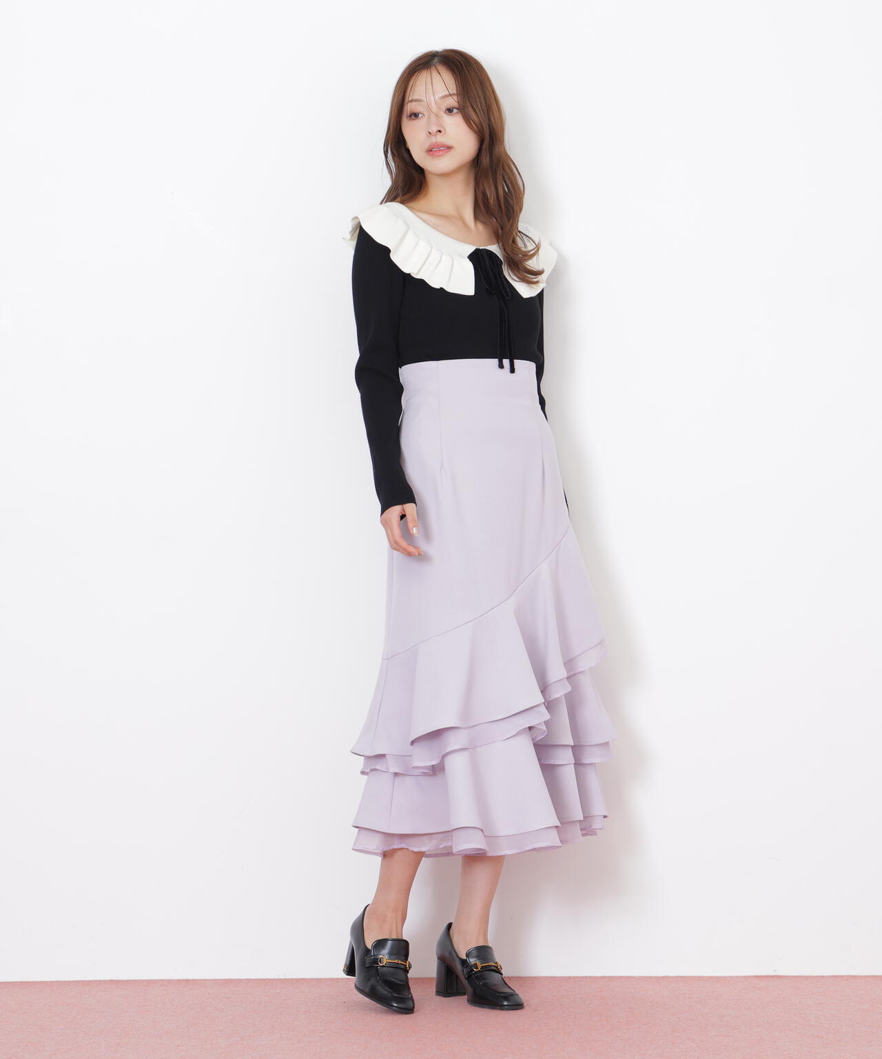 ケープリブニット