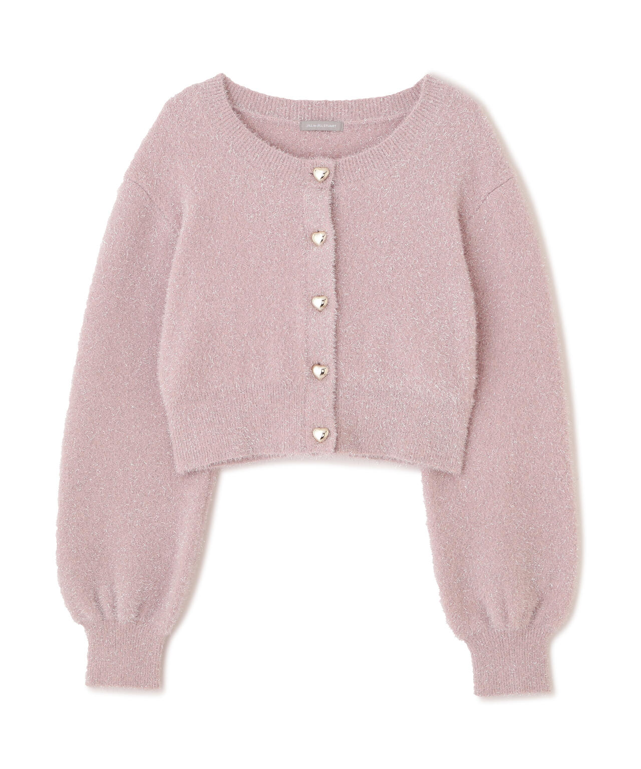 ハートボタンラメフェザーカーディガン | JILL by JILL STUART（ジル