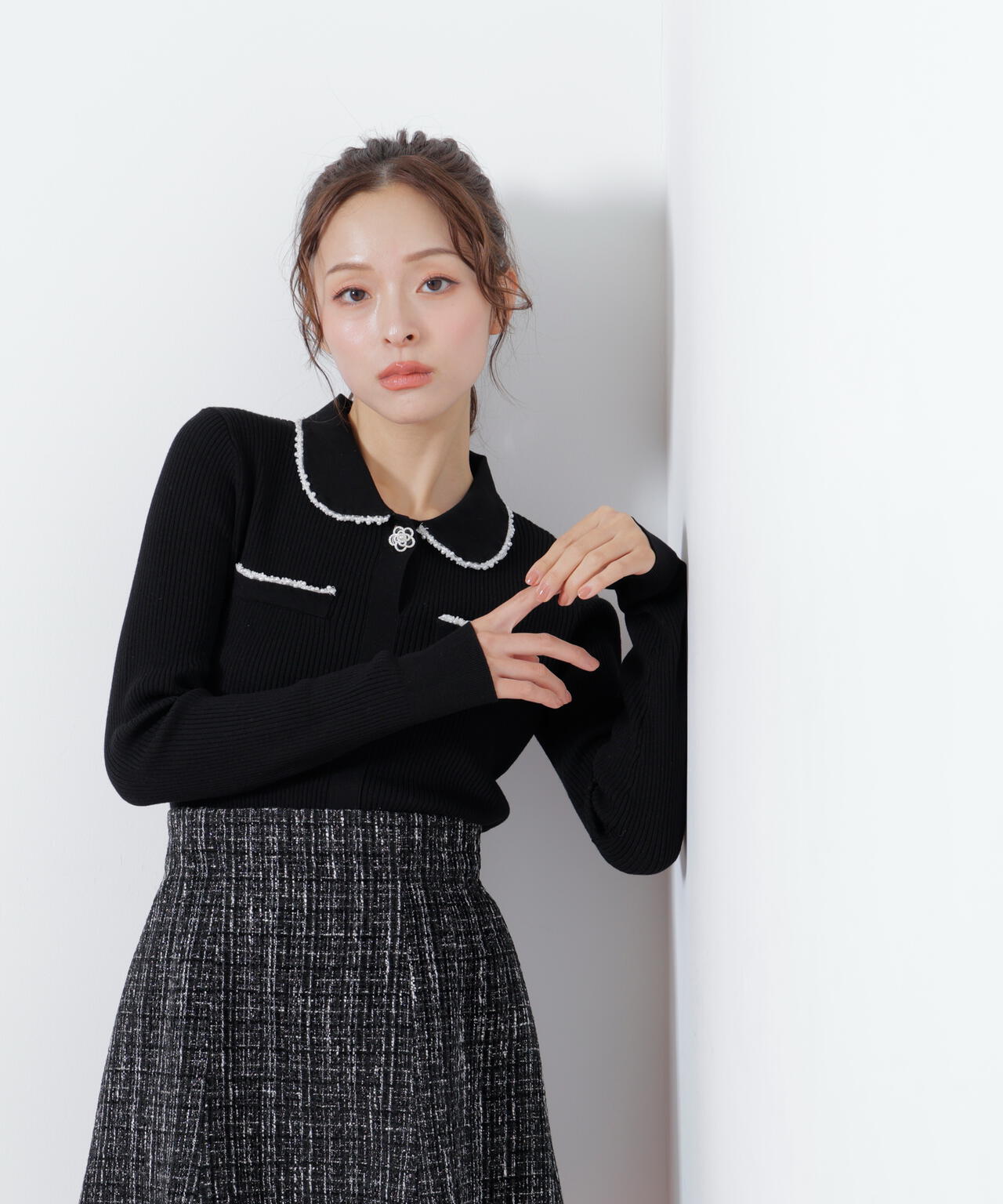 パールブレードエリツキニット | JILL by JILL STUART（ジル バイ ジル