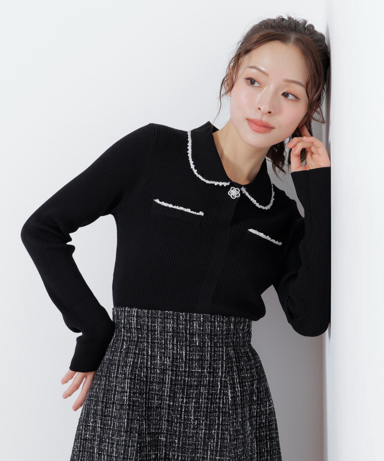 パールブレードエリツキニット | JILL by JILL STUART（ジル バイ ジル