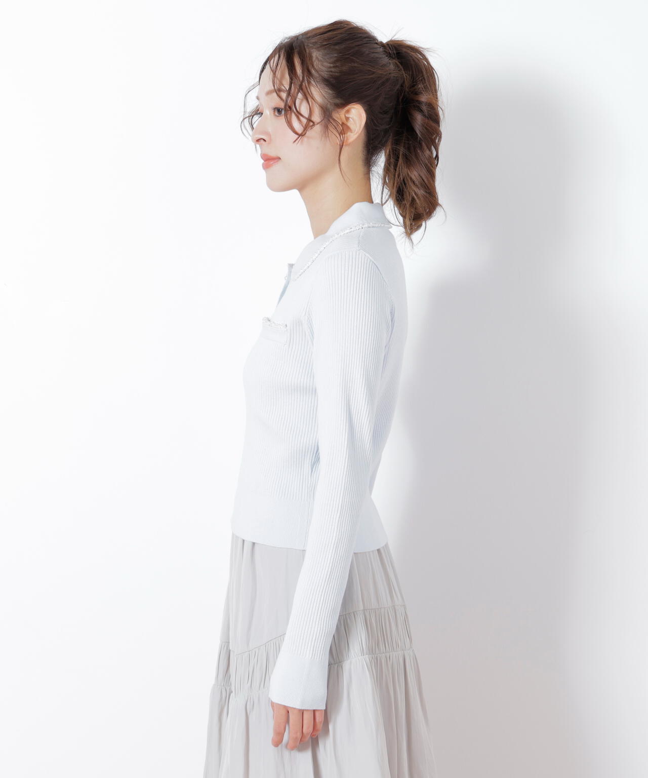 パールブレードエリツキニット | JILL by JILL STUART（ジル バイ ジル