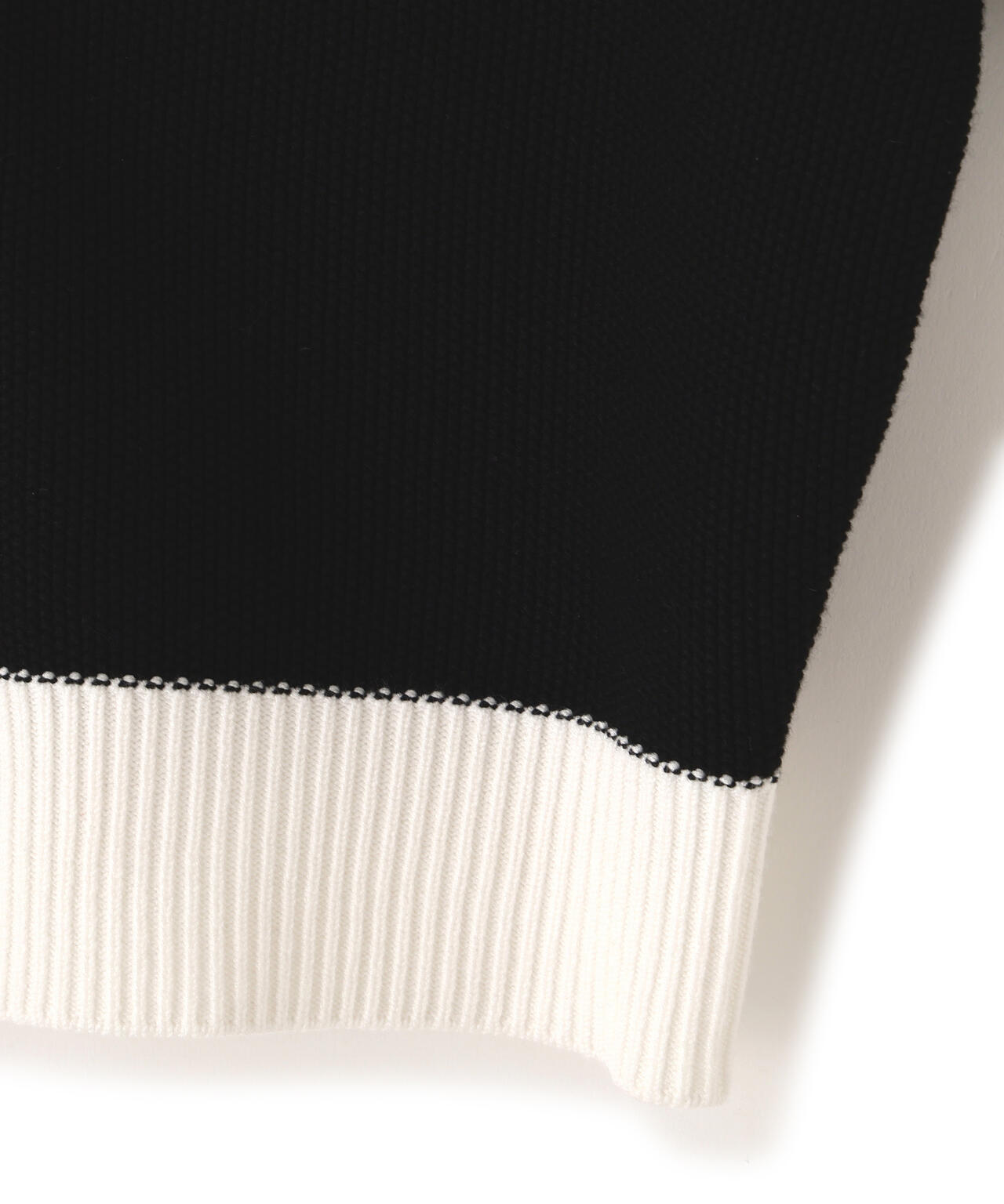 バイカラー衿付きカーディガン