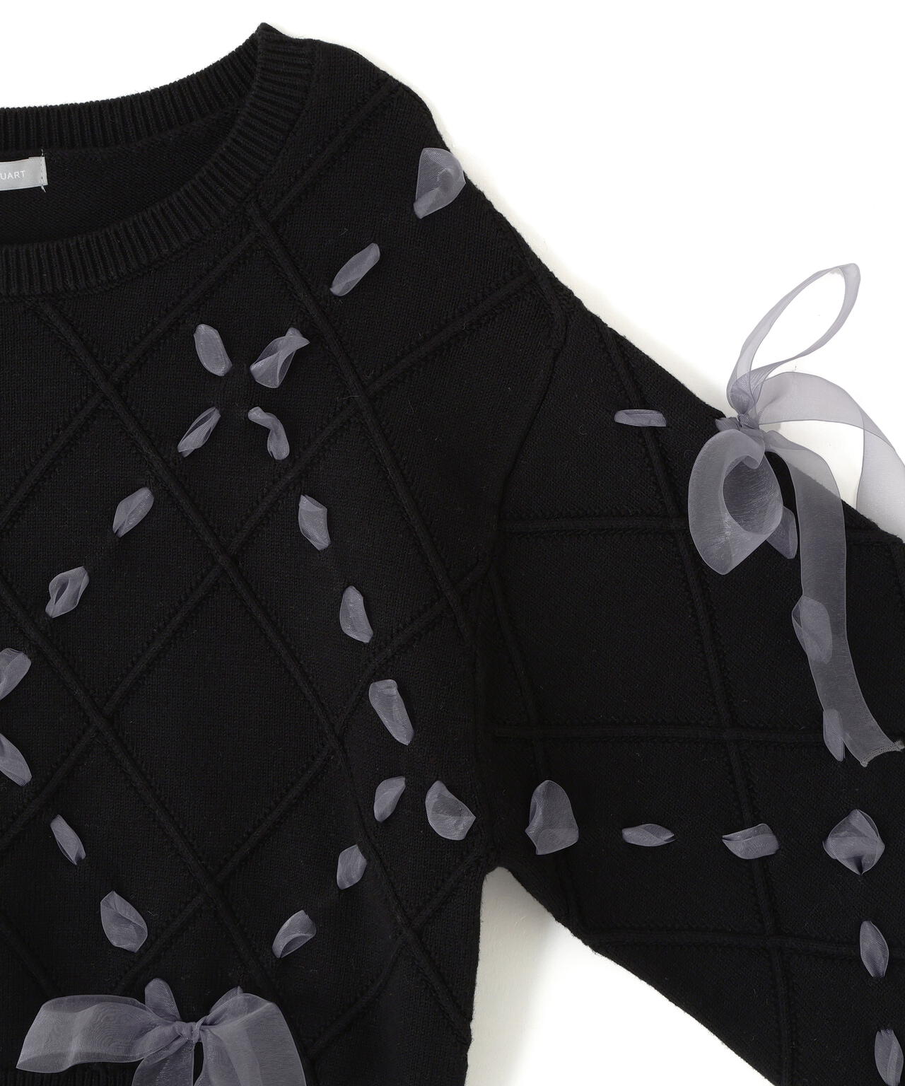 ダイヤ柄リボンニット | JILL by JILL STUART（ジル バイ ジル