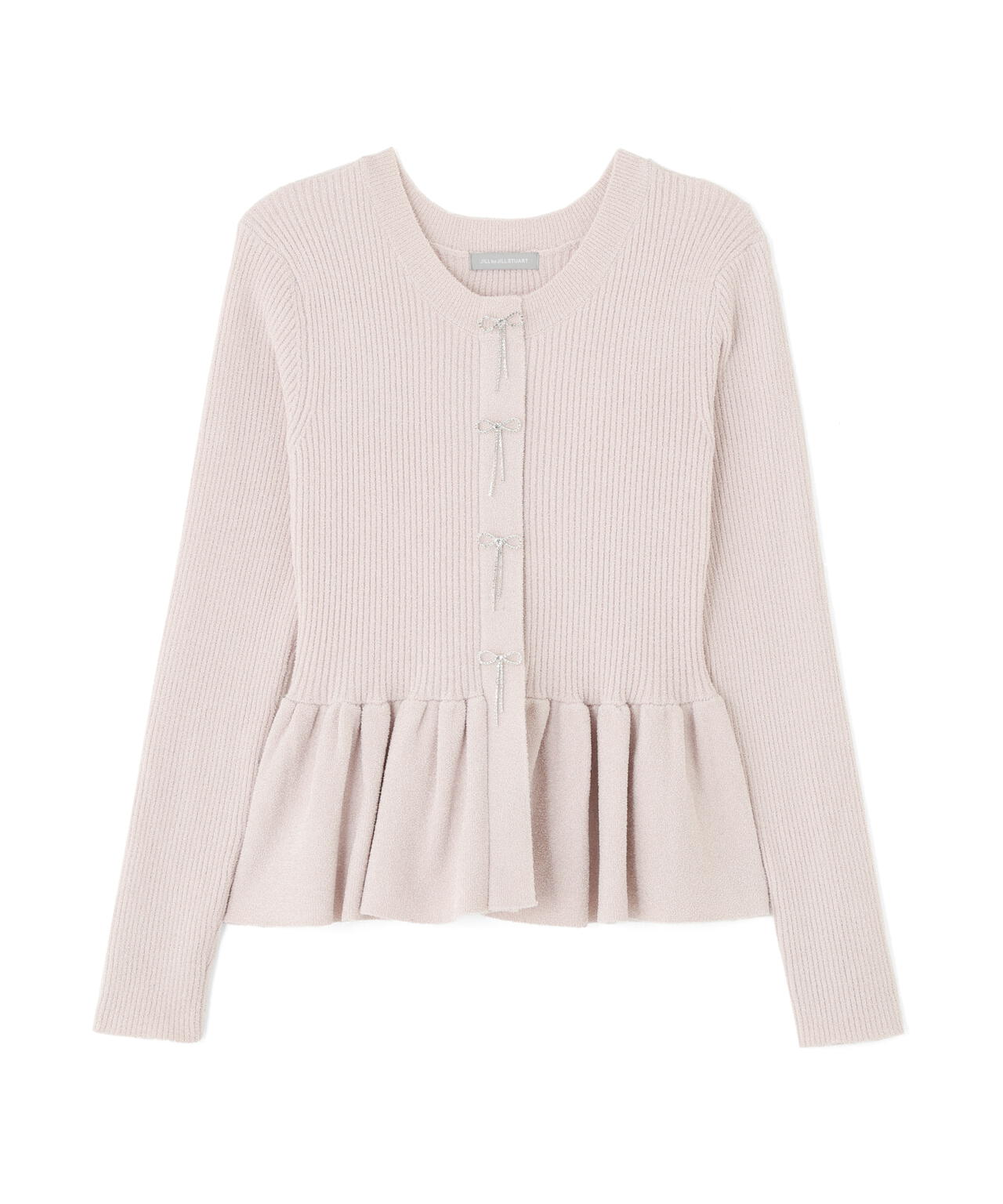 JILL by JILL STUART ラメモールペプラムニット 6/12 10:00～6/15 SPECIAL COUPON 対象商品】ラメモールペプラムニット