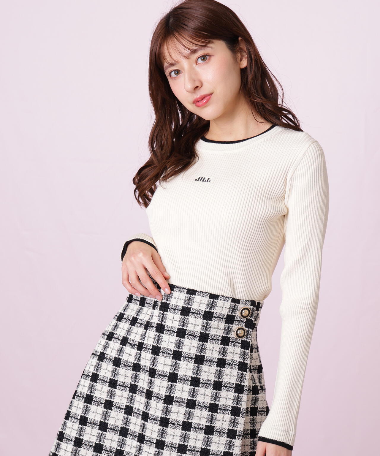 今期完売品‼︎新品ジルバイジルスチュアートリブニット ケープリブニット | JILL by JILL STUART（ジル バイ ジルスチュアート