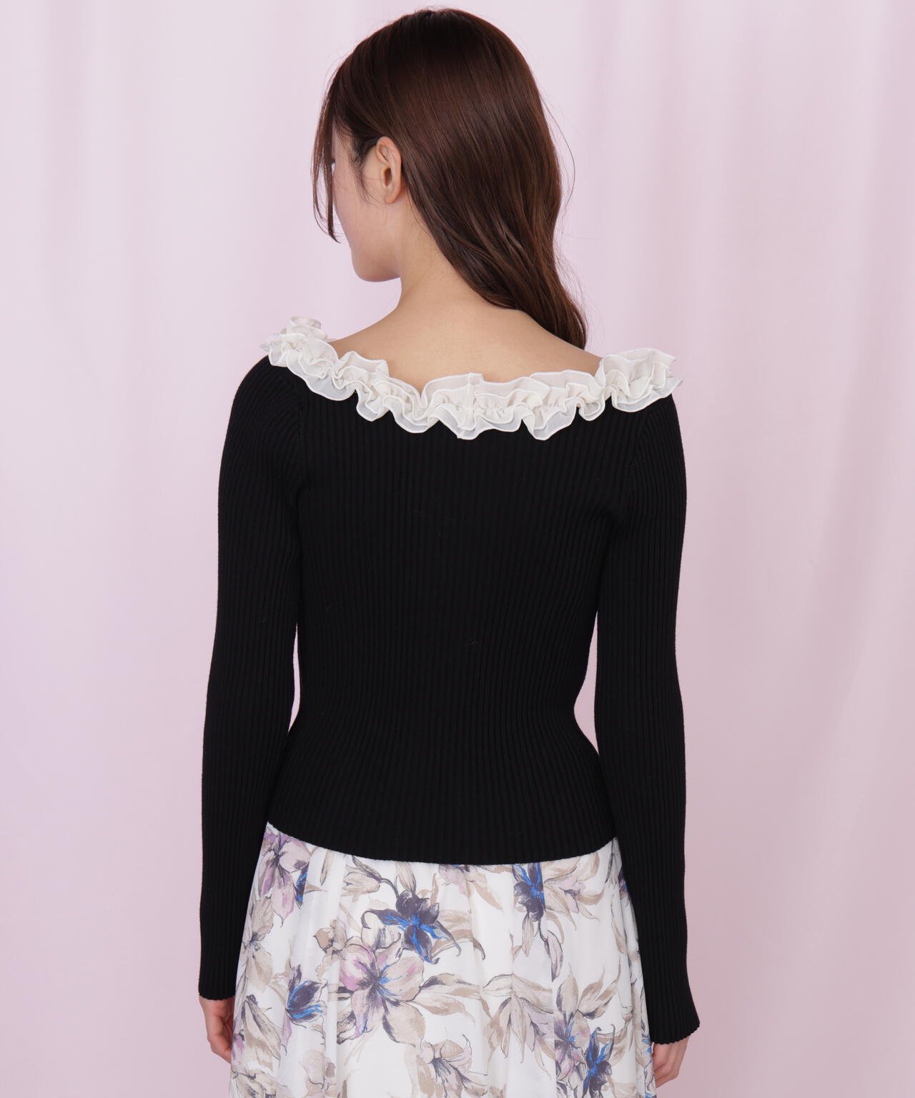 フリルトリムニット | JILL by JILL STUART（ジル バイ ジル