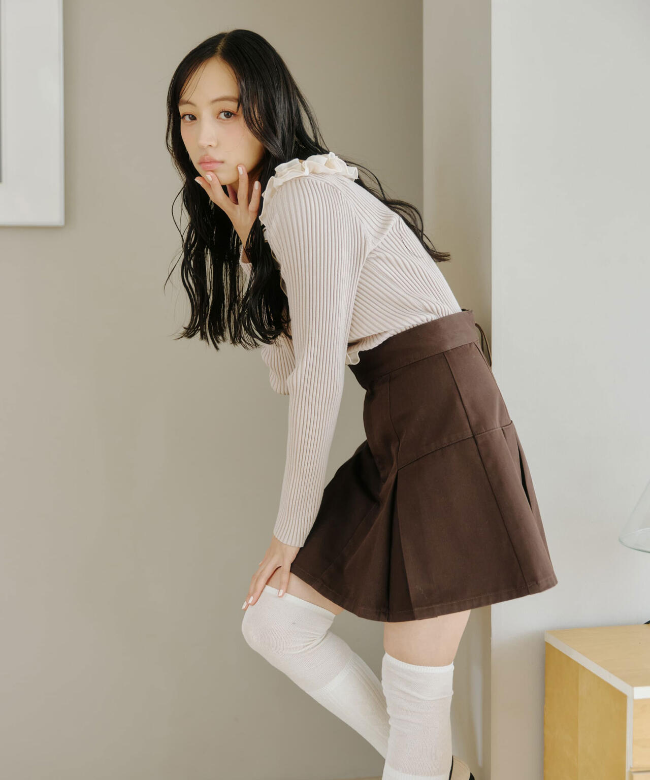 フリルトリムニット | JILL by JILL STUART（ジル バイ ジル