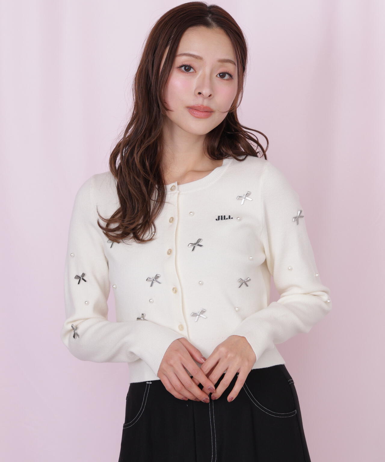 リボントッピングカーディガン | JILL by JILL STUART（ジル バイ ジル