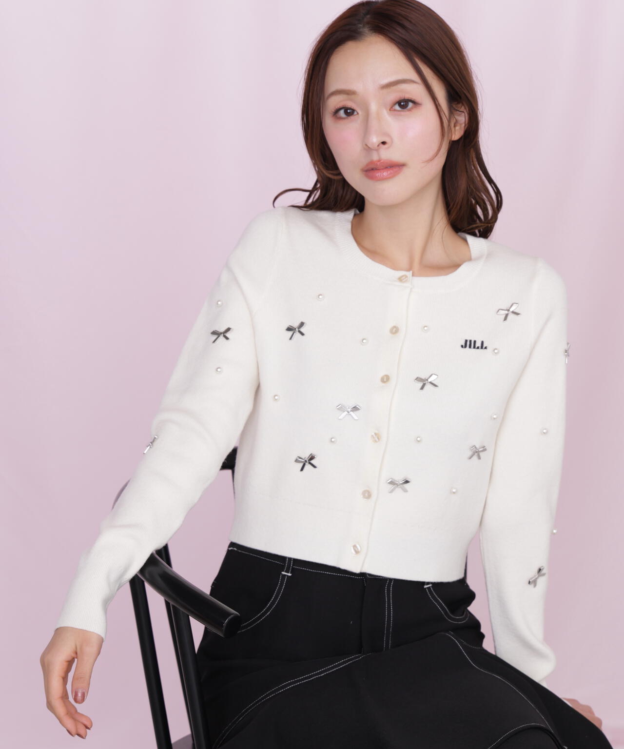 リボントッピングカーディガン | JILL by JILL STUART（ジル バイ ジル