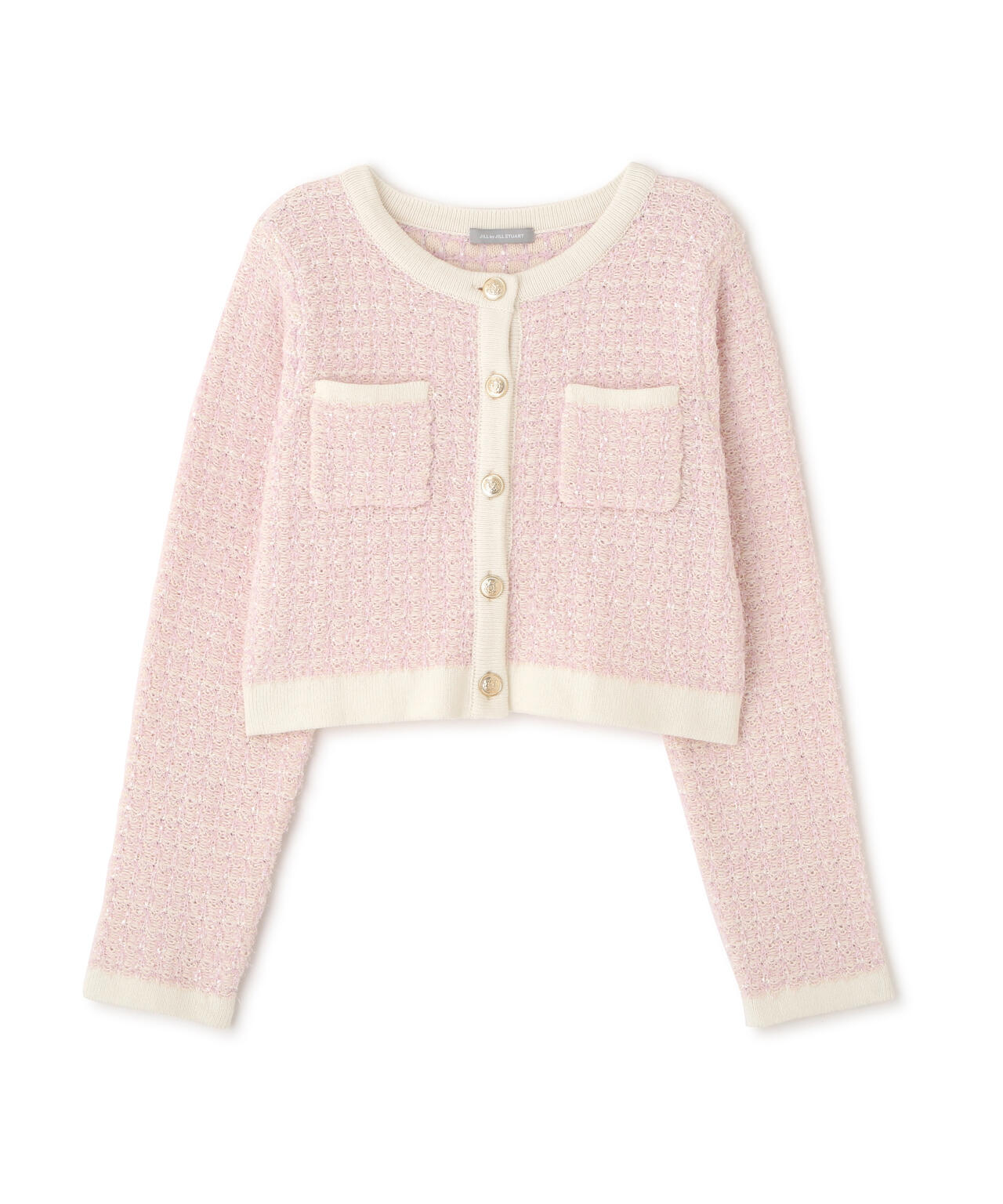 ミックスツイードニットジャケット