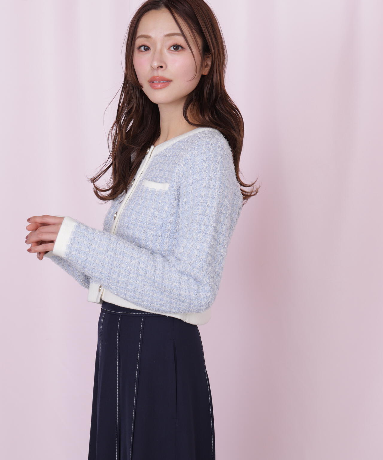 未使用タグ付 JILL STUART ジルスチュアート ジャケット ツイード 未使用タグ付 JILL STUART ジルスチュアート ジャケット ツイード