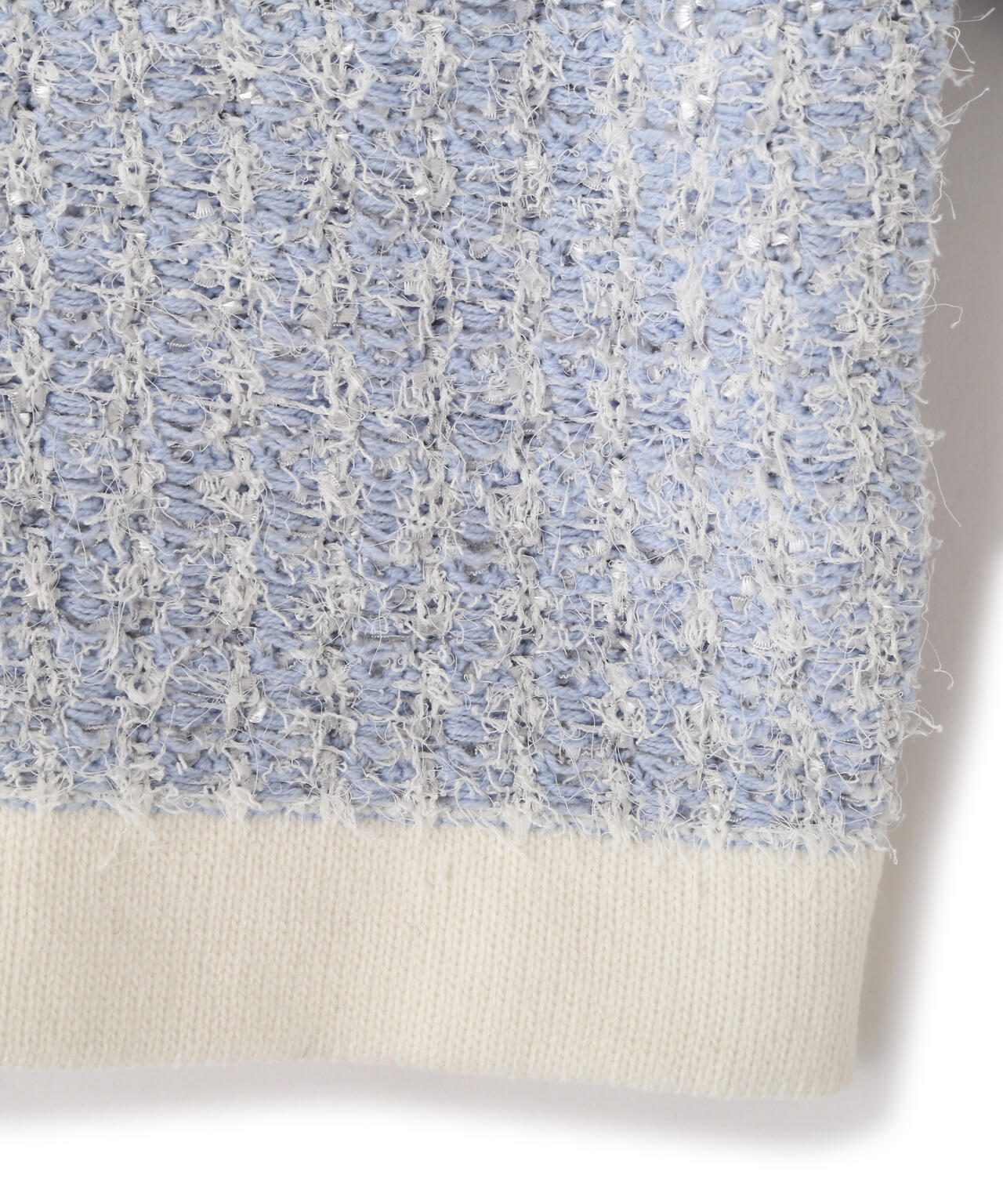 ミックスツイードニットジャケット