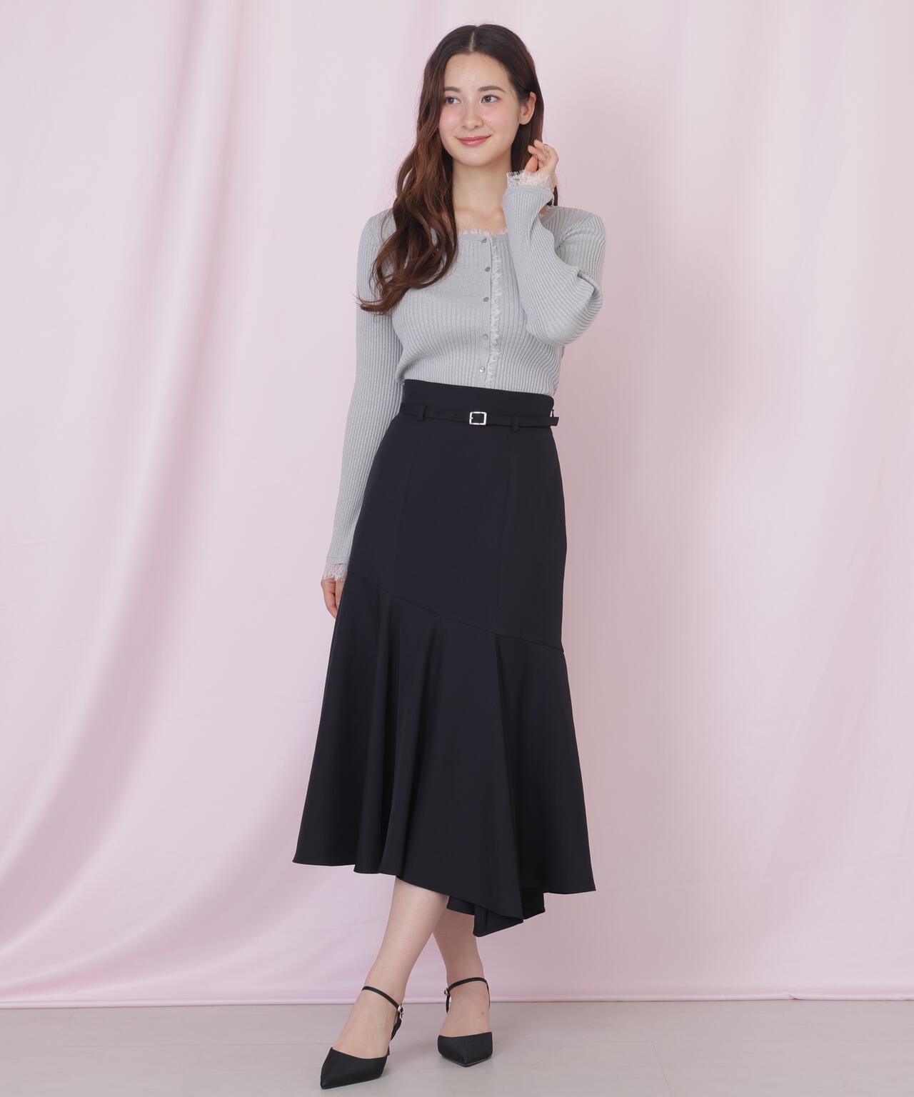 レーストリミングリブニット | JILL by JILL STUART（ジル バイ ジル