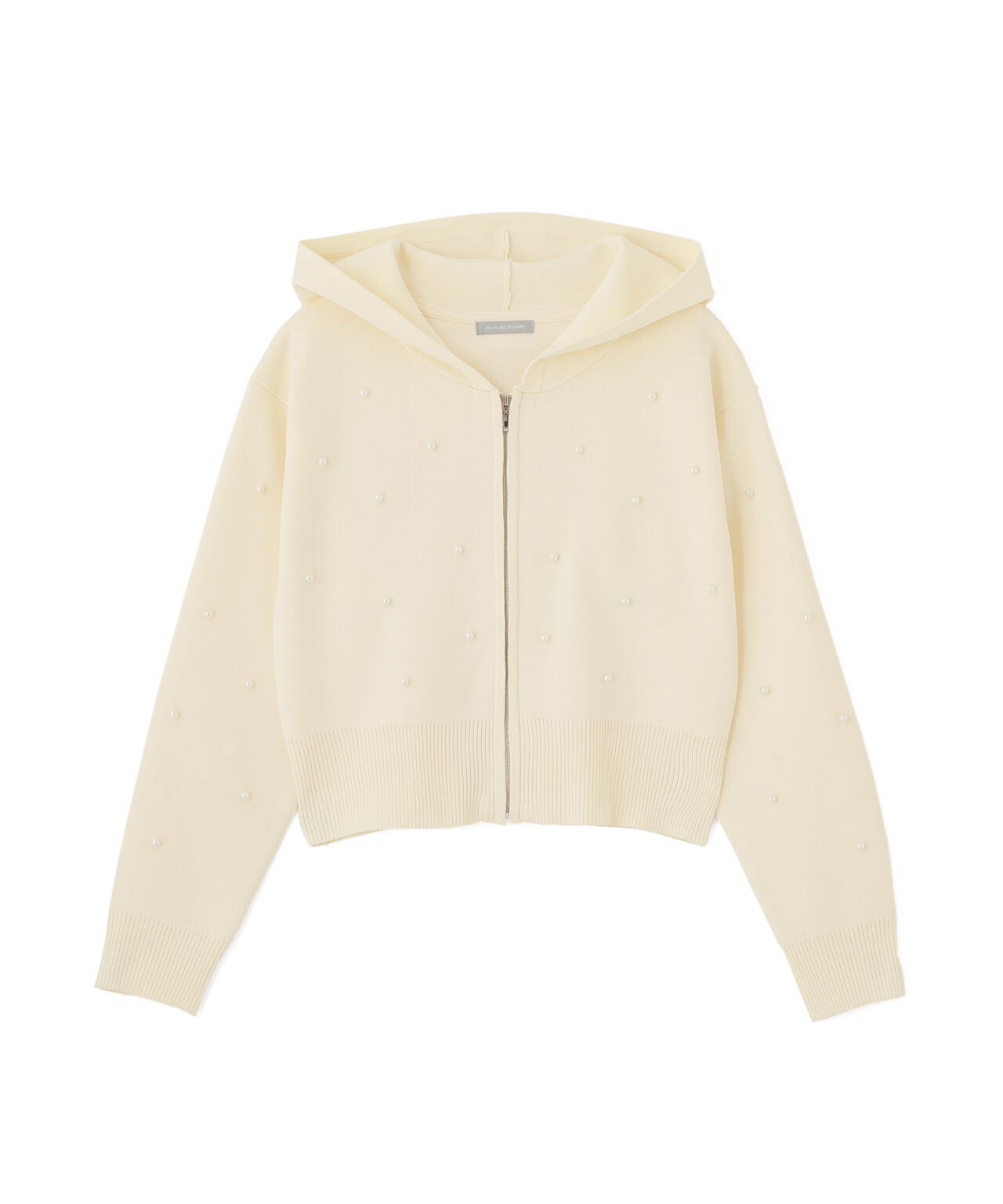 ランダムパールニットフーディー