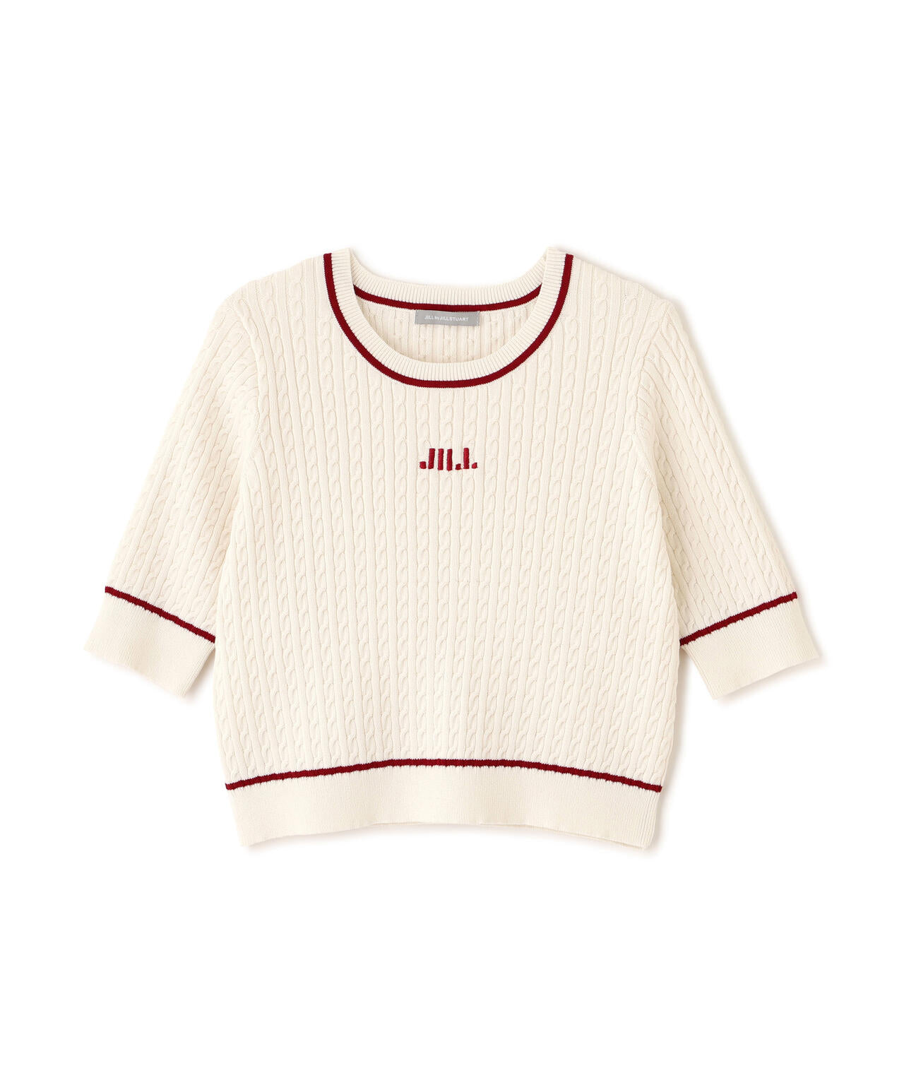 JILL STUART ニット BEARシリーズ＞ダブルカラーケーブルニット | JILL by JILL STUART