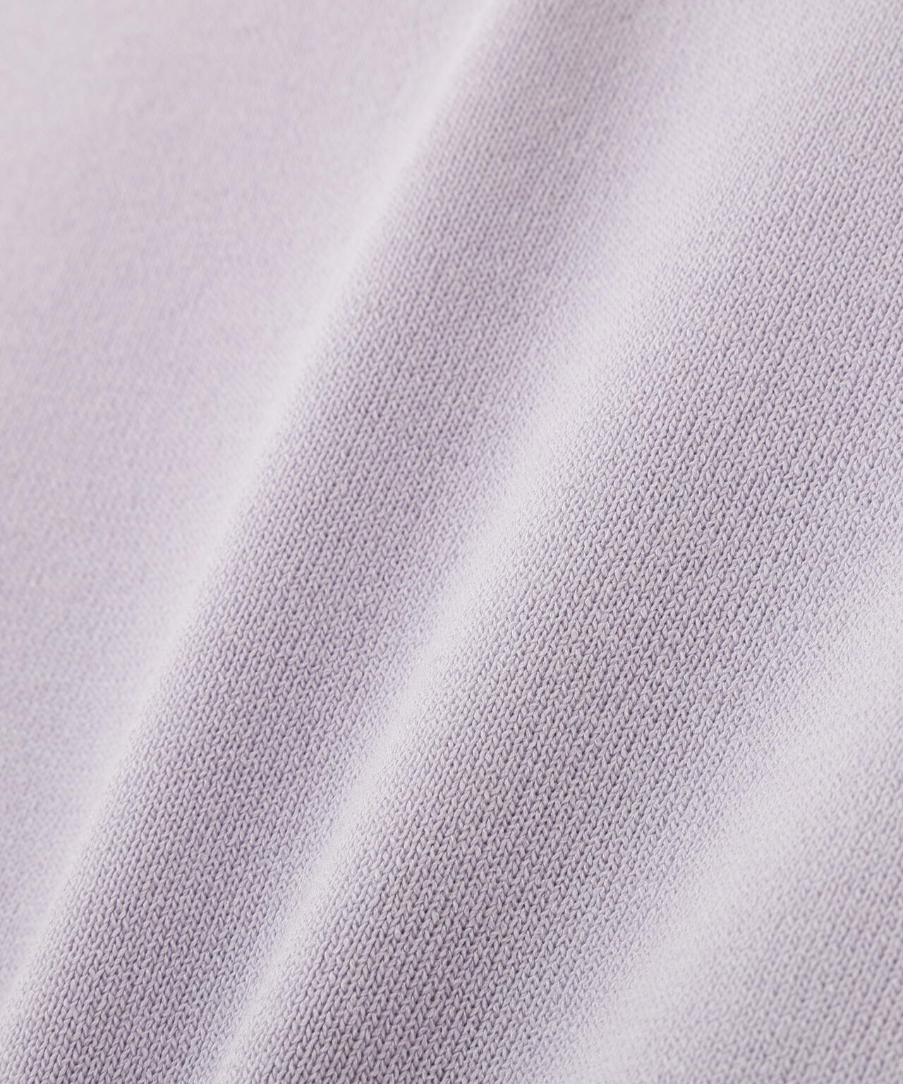 ラインリボン半袖ニット