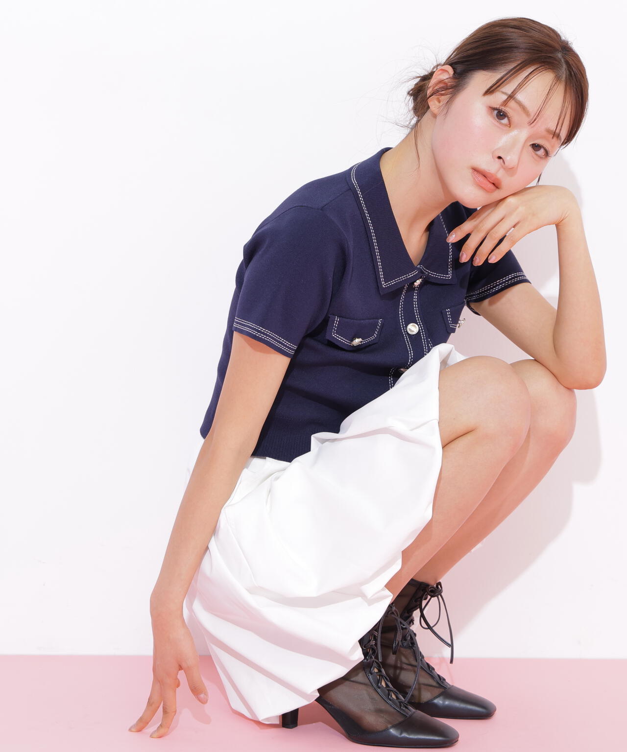 ステッチポロニット | JILL by JILL STUART（ジル バイ ジル