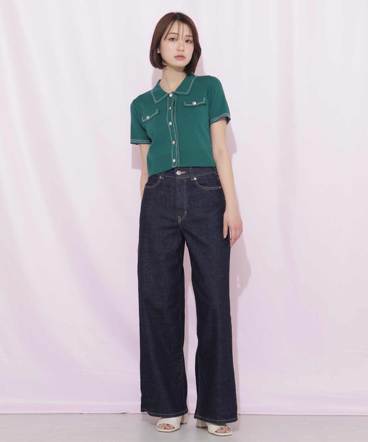 ステッチポロニット | JILL by JILL STUART（ジル バイ ジル