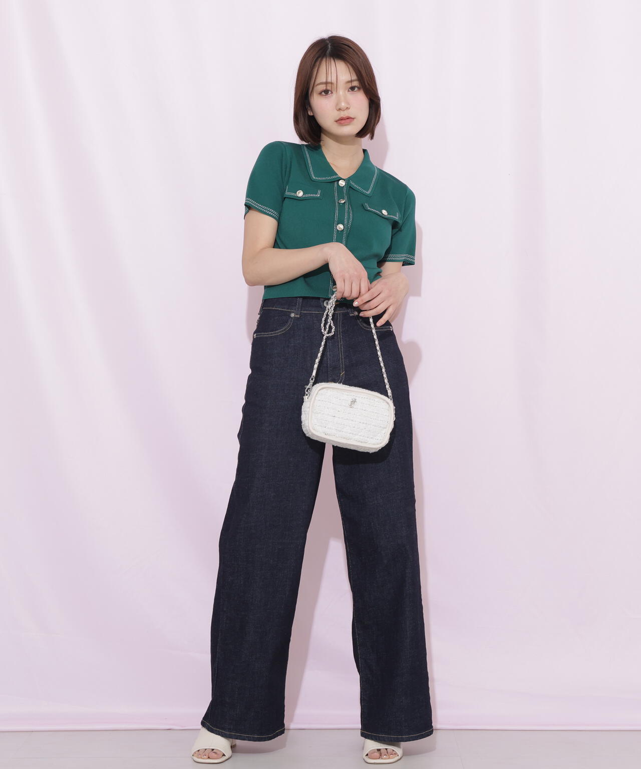 ステッチポロニット | JILL by JILL STUART（ジル バイ ジル