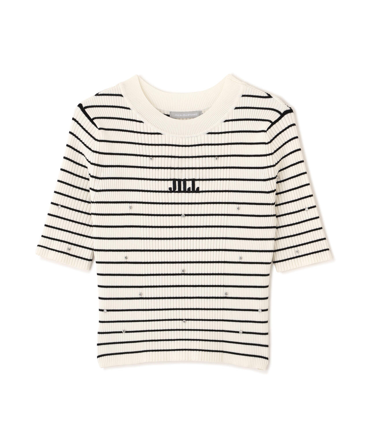 半袖ビジューコンパクトニット | JILL by JILL STUART（ジル バイ ジル