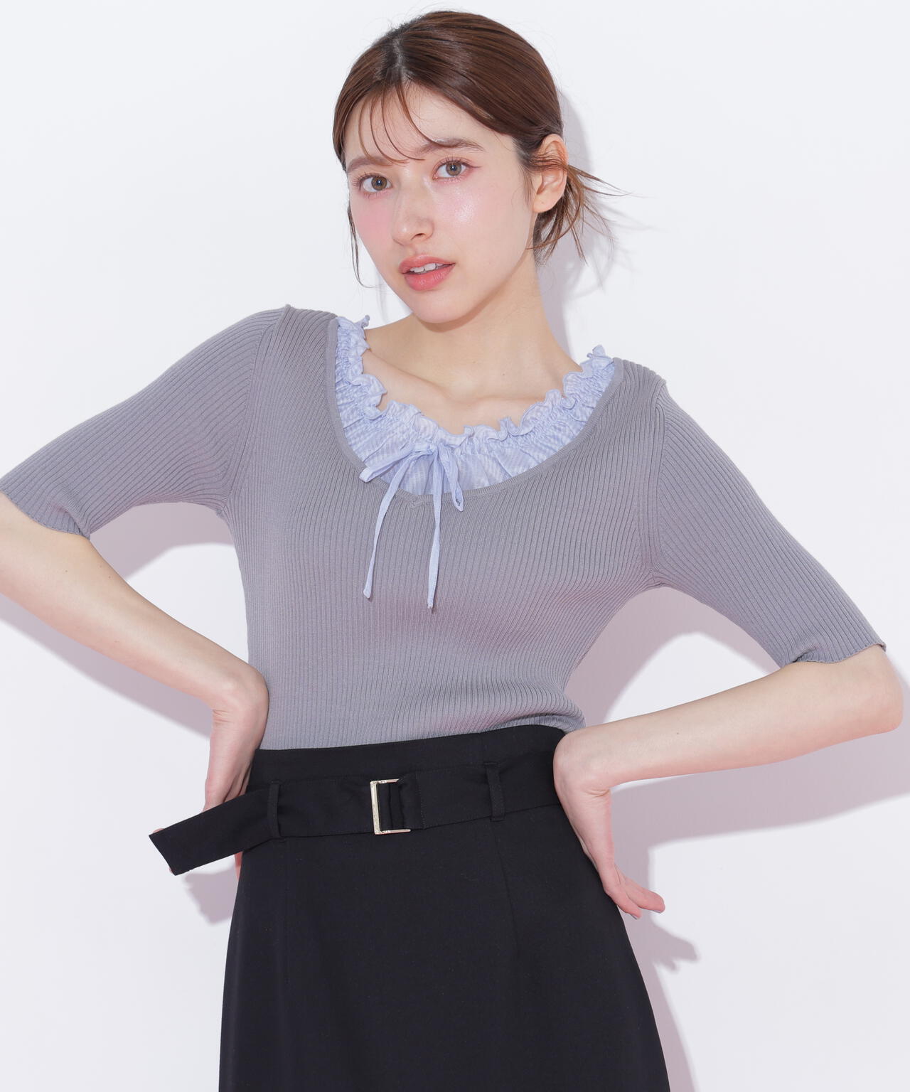 フリルギャザーニット | JILL by JILL STUART（ジル バイ ジル