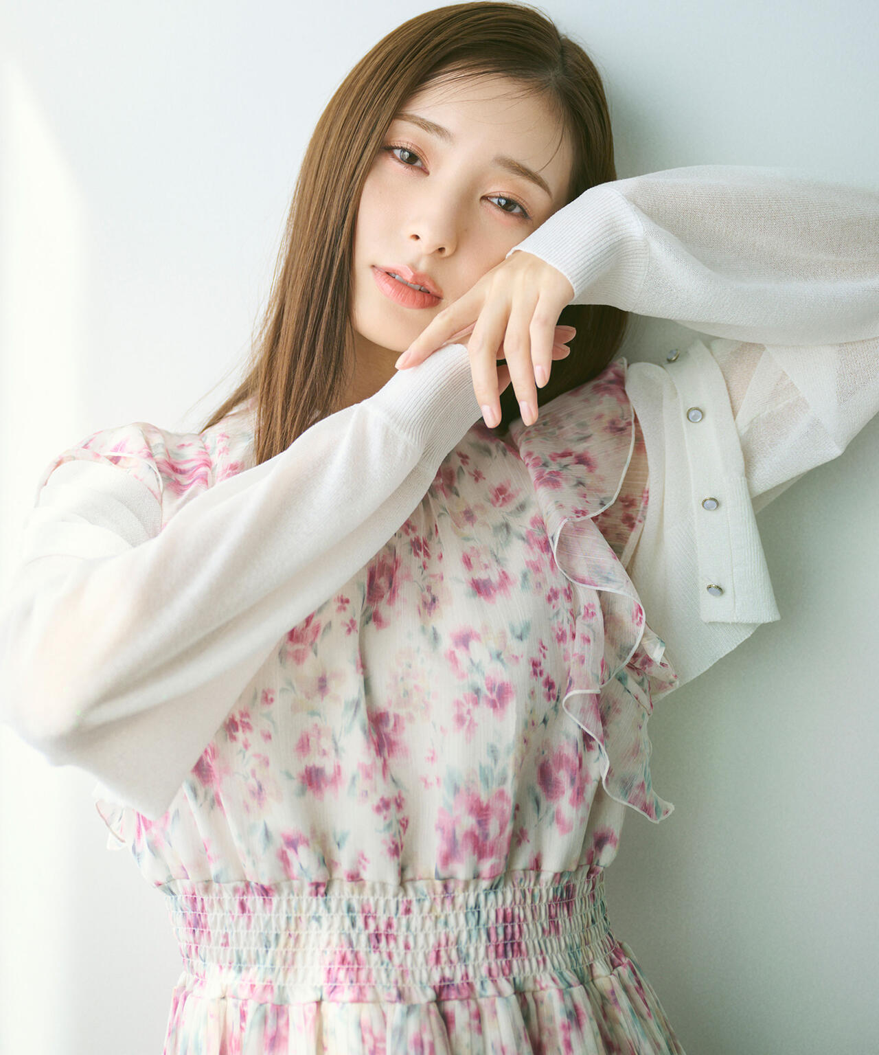 ジルスチュアート JILL STUART ロングカーディガン ジルバイジルスチュアート JILL by JILLSTUART ロングカーデ×ミニ
