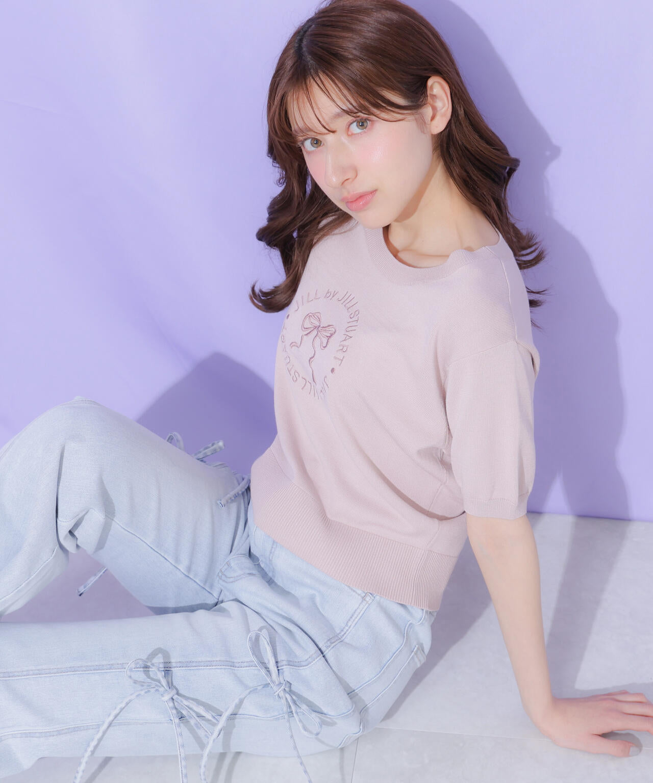 サークルロゴニット | JILL by JILL STUART（ジル バイ ジル